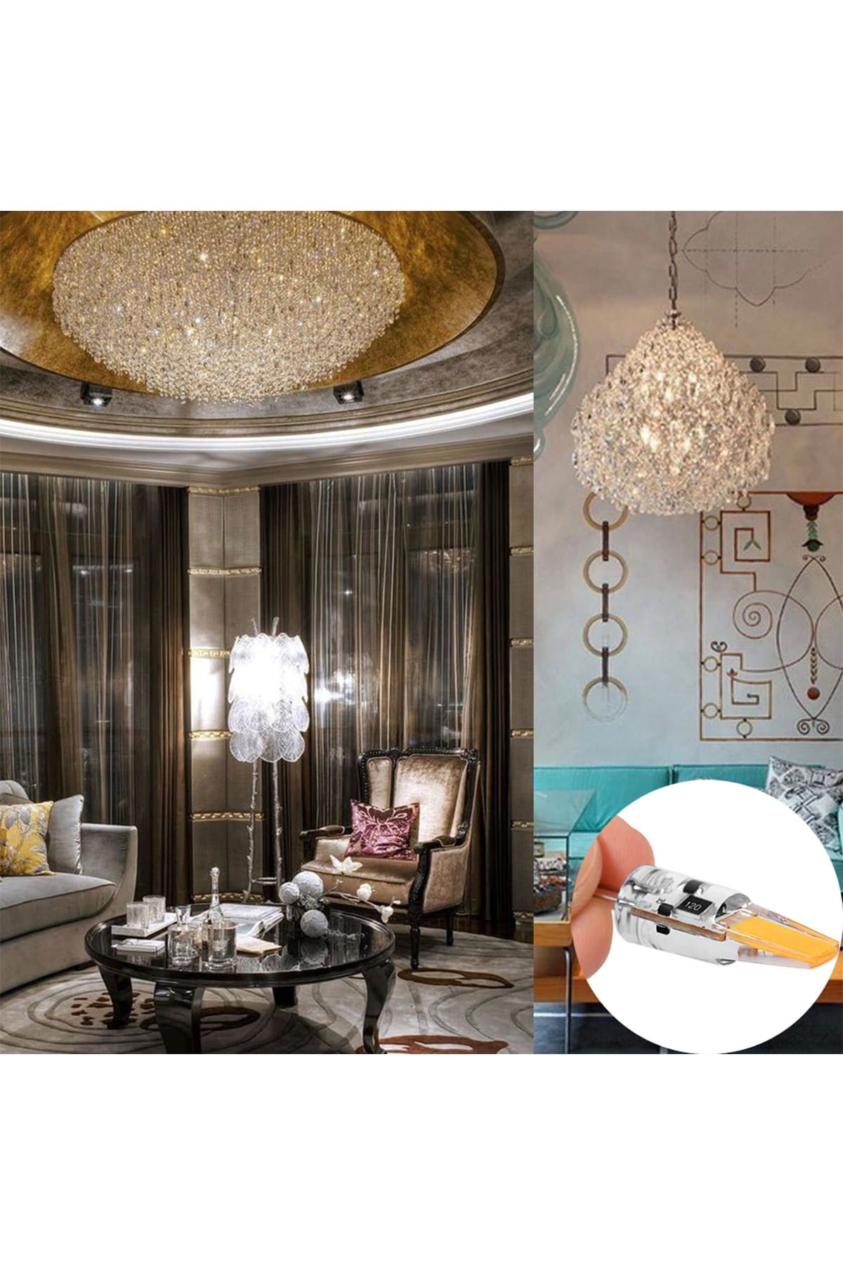 4 W GÜNIŞIĞI GENİŞ AÇI 12 V LED KAPSÜL AMPUL CT 4252