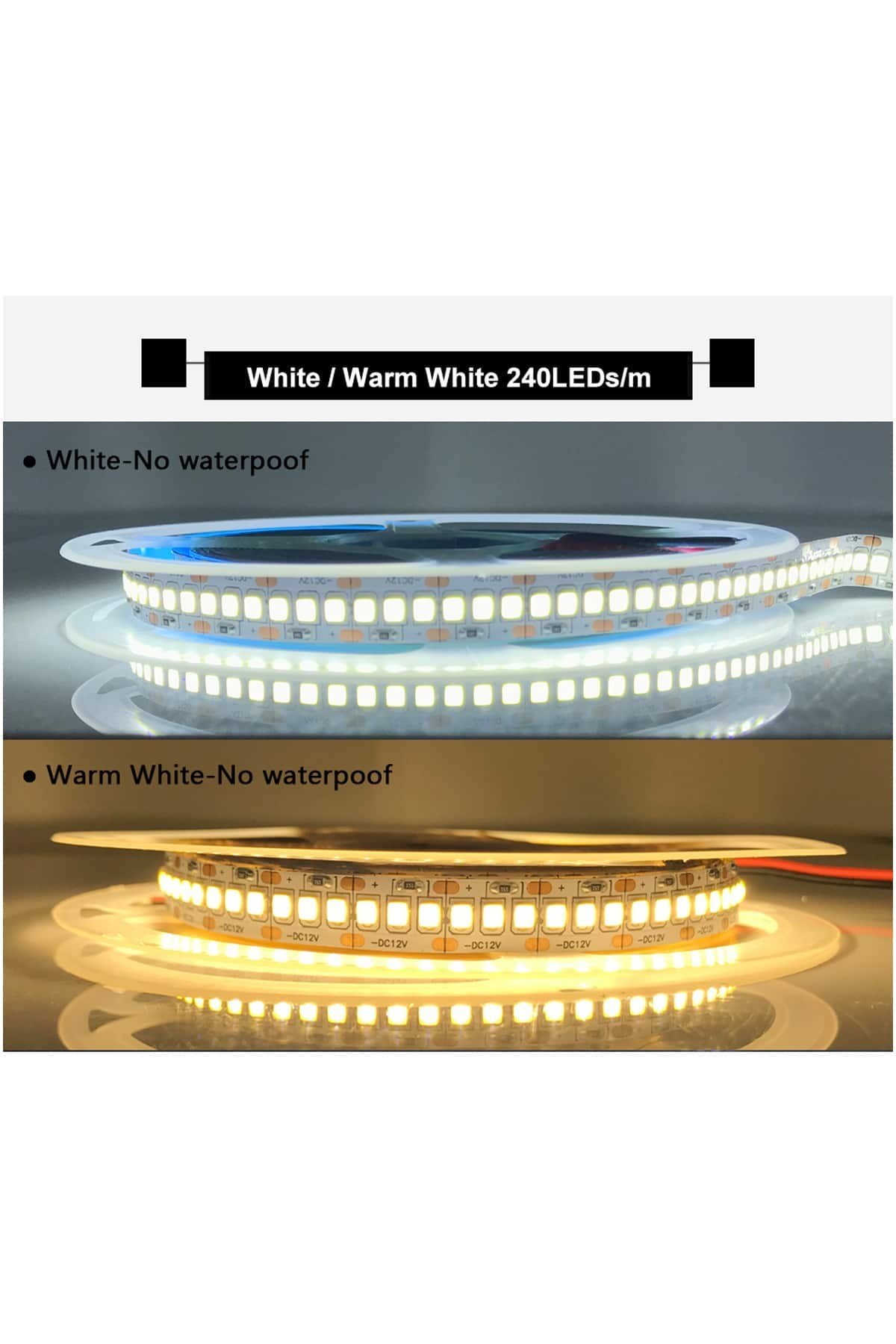 5 METRE 240 ÇİPLİ GOLD LED ŞERİT İÇ MEKAN (GÜNIŞIĞI) CT 4538