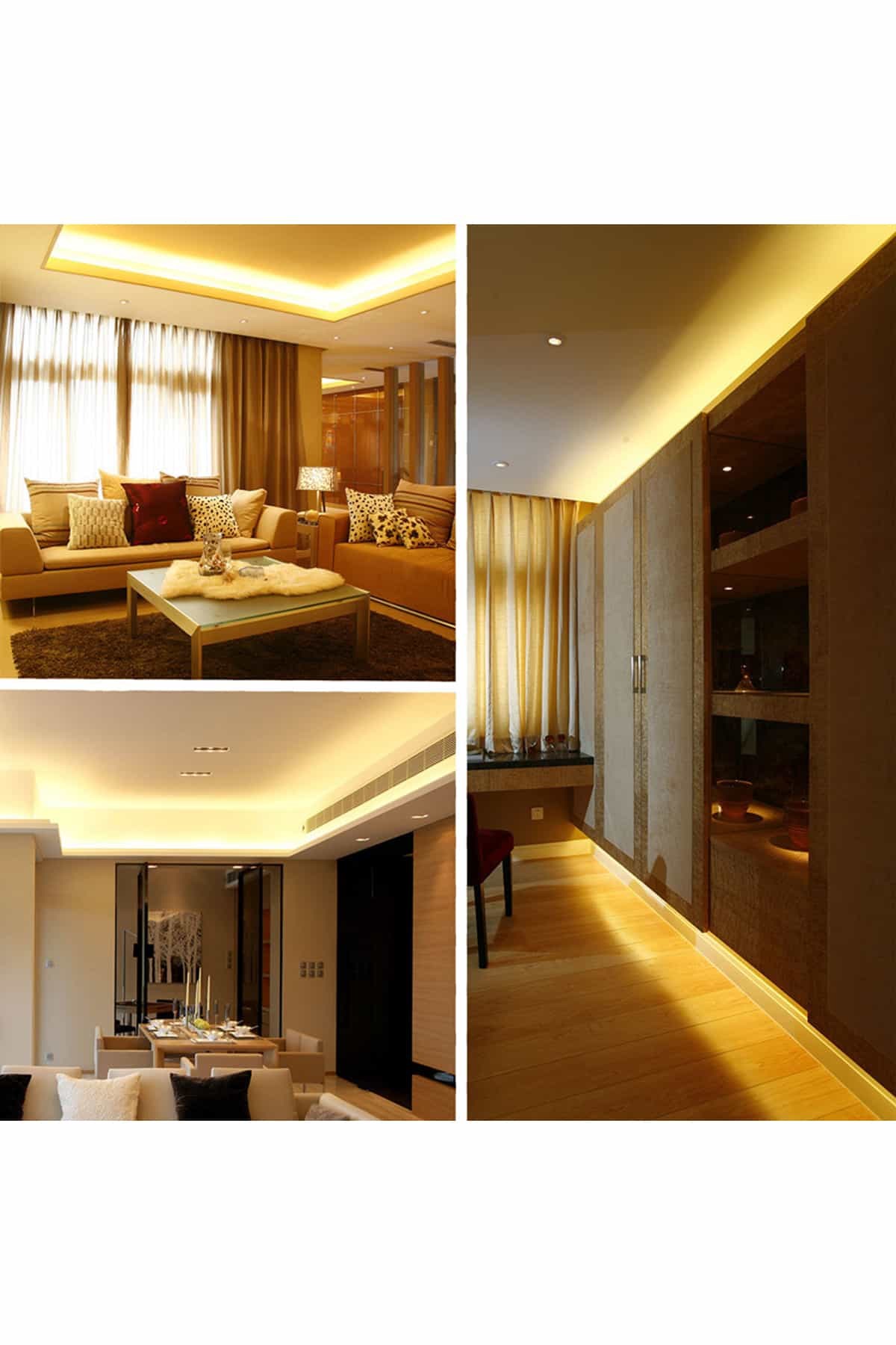 5 METRE 240 ÇİPLİ GOLD LED ŞERİT İÇ MEKAN (GÜNIŞIĞI) CT 4538