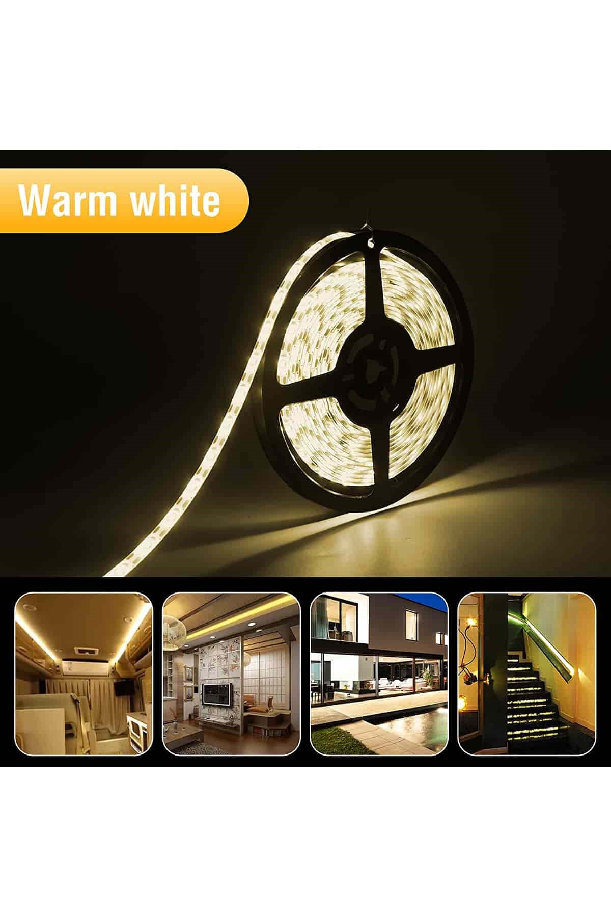 5 METRE GÜNIŞIĞI GOLD ŞERİT LED İÇ MEKAN YÜKSEK LÜMEN CT 4537