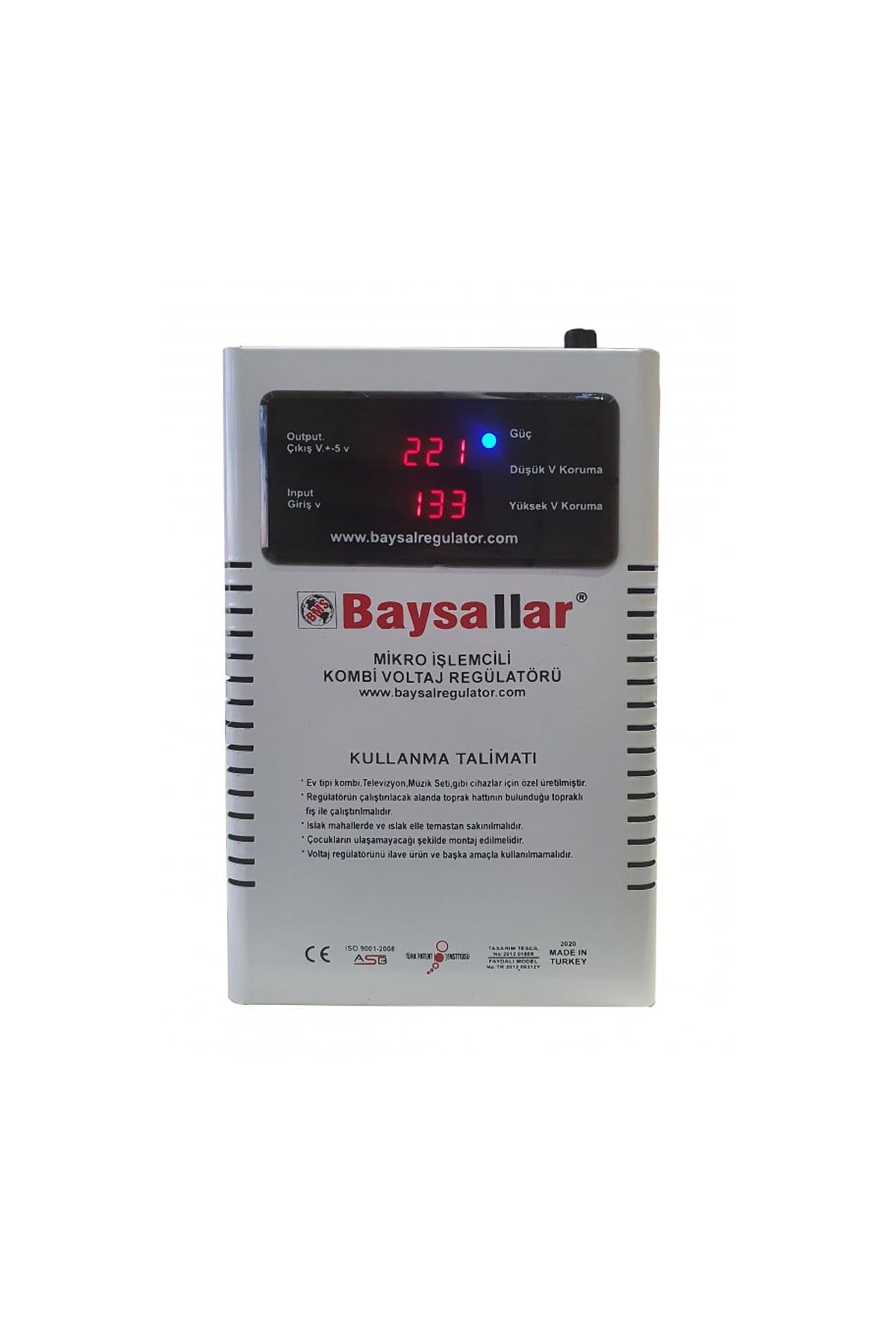 BAYSALLAR MİKRO İŞLEMCİLİ KOMBİ VOLTAJ REGÜLATÖRÜ