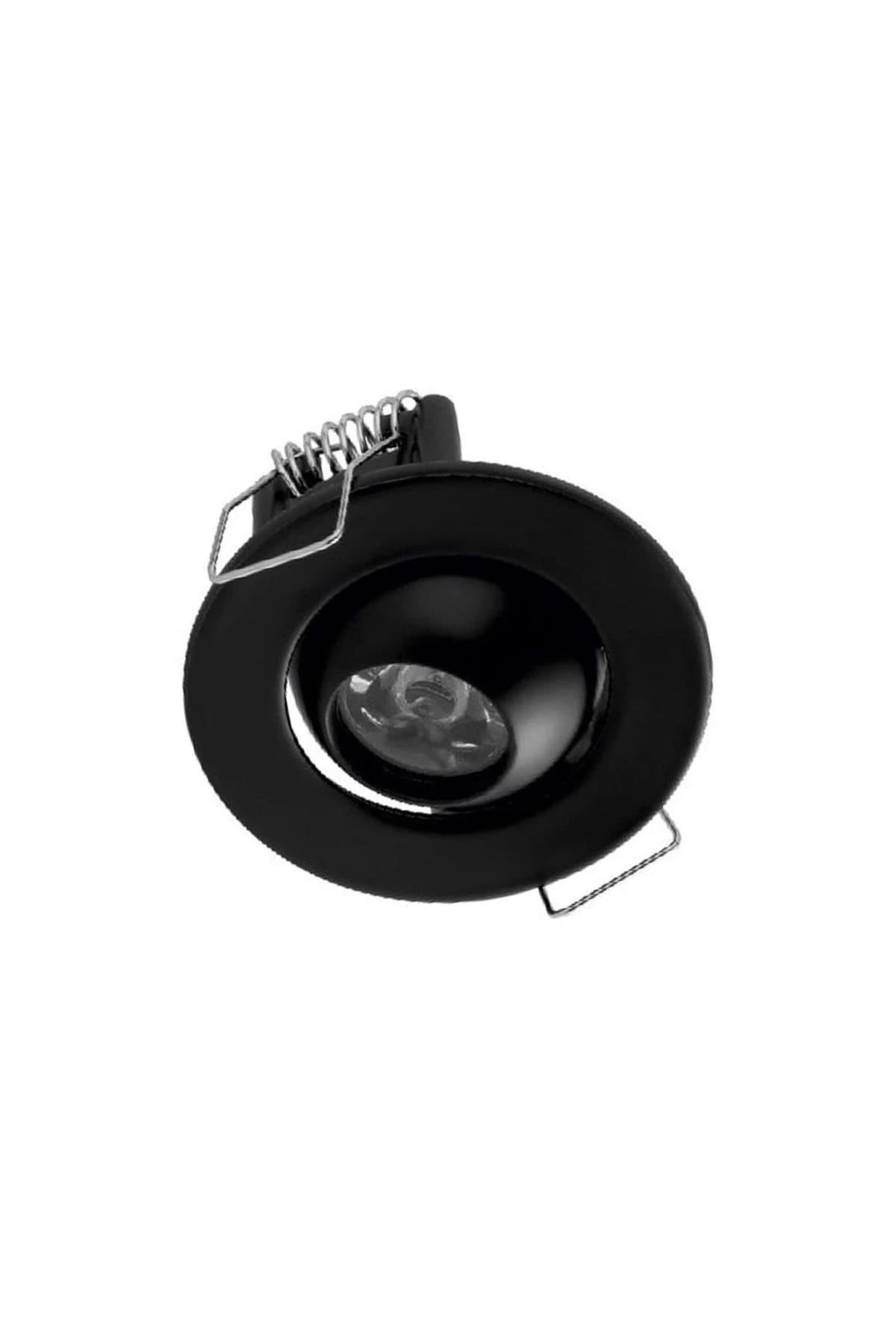 Cata CT 5268 1.5W Hareketli Power Led Ufo Spot Beyaz Işık Siyah Kasa | Aydınlatmacım|Led Spotlar|CATA|CT-5268SB
