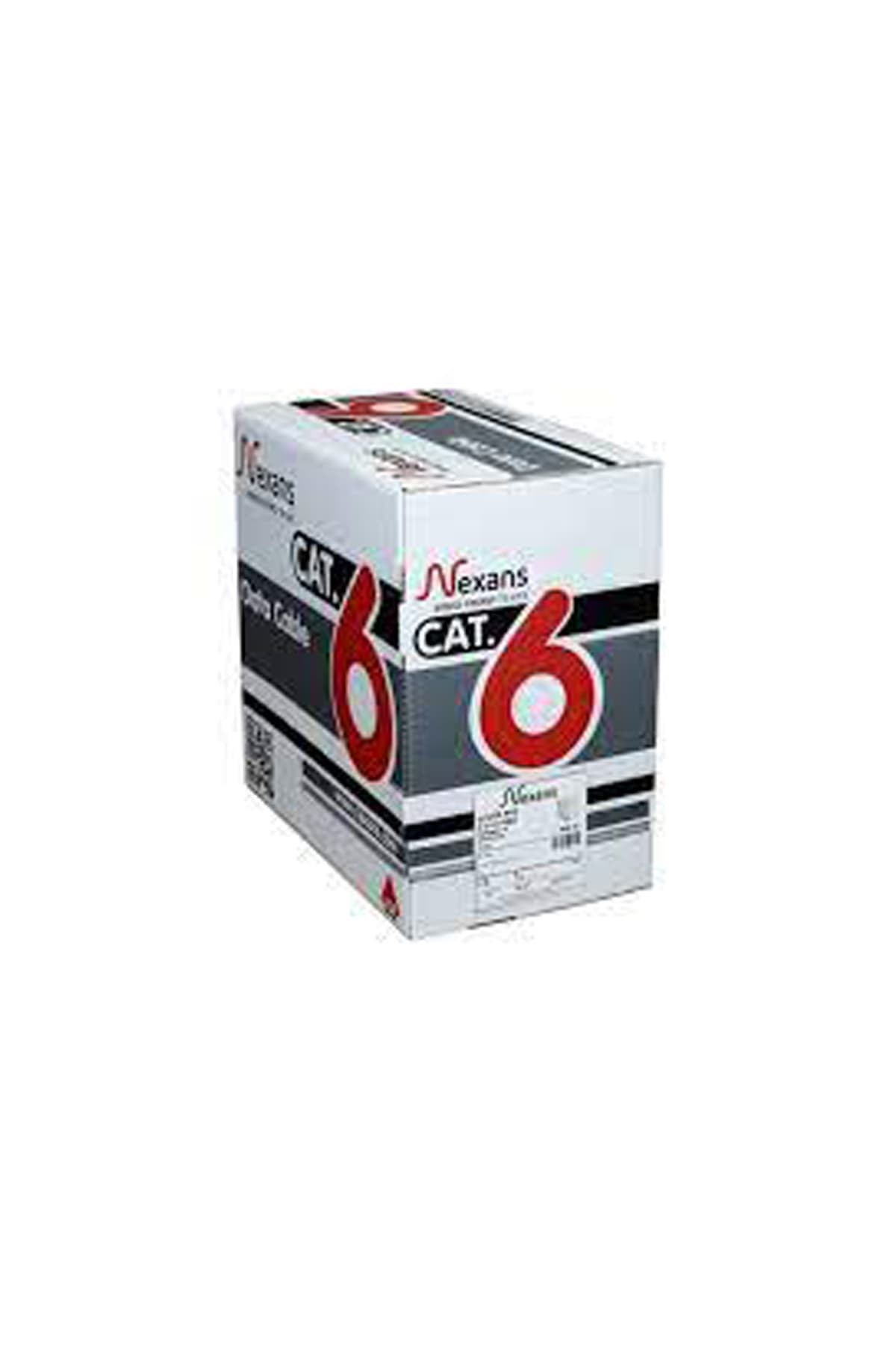 Nexans Cat 6 U  UTP 4 Çift 305 M 23 AWG Halojen Free HF Ethernet İnternet Kablosu | Aydınlatmacım|Zayıf Akım Kabloları|NEXANS|NXNS-305