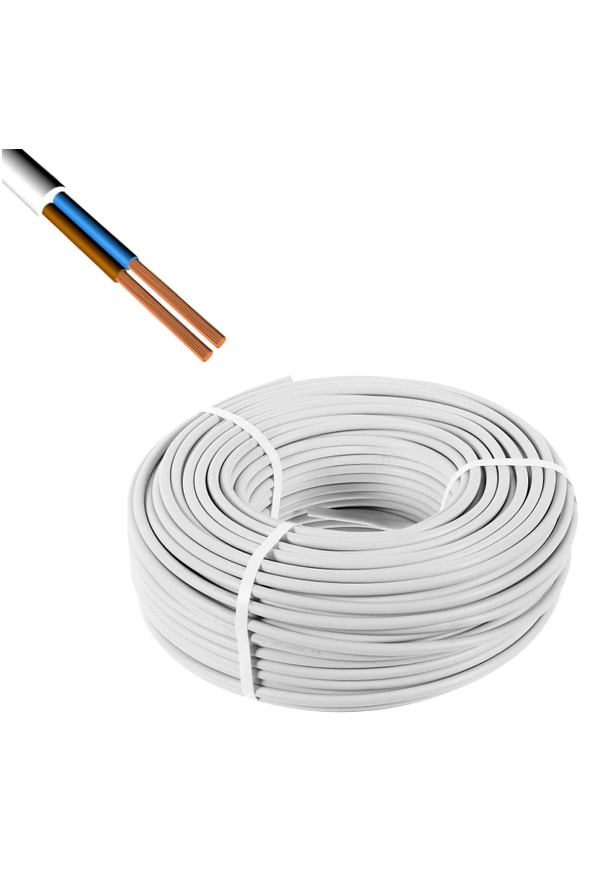 Uygun Fiyatlı 2 X 1 Mm Ttr Elektrik Kablosu  100 Metre | Aydınlatmacım|Elektrik Kabloları|CTE|CKR-K021