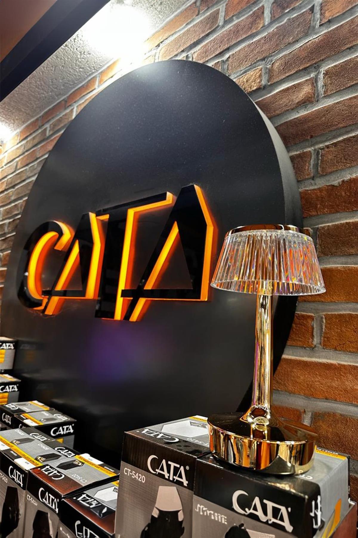 Uygun Fiyatlı Cata Ct 8434 Şarjlı Dimmerli 3 Renk Işıklı Masa Lambası | Aydınlatmacım|Masa Lambaları|CATA|CT-8434