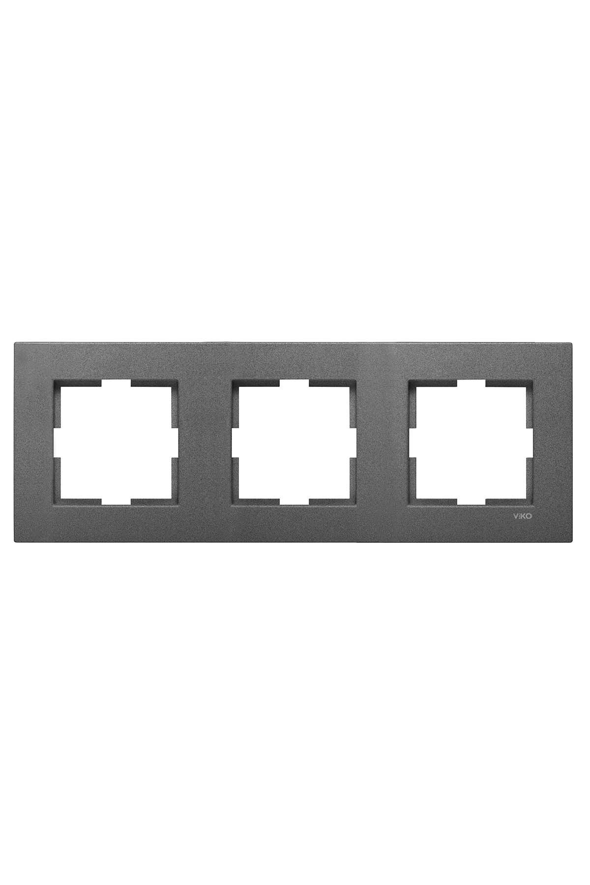 VİKO NOVELLA FÜME  3 LÜ ÇERÇEVE