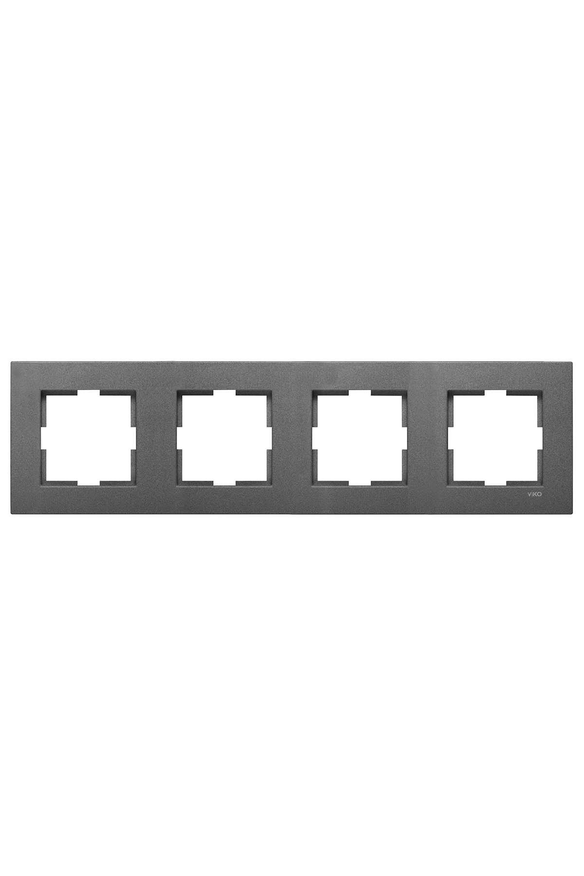 VİKO NOVELLA FÜME  4 LÜ ÇERÇEVE