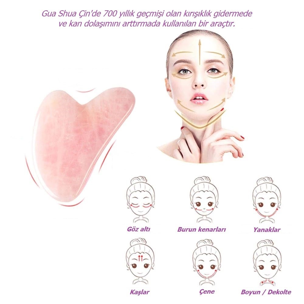 Gua Sha Rose Quatz 