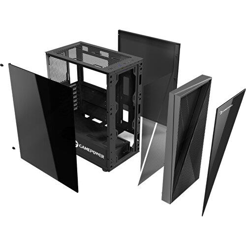Gamepower Ravadin 3 ARGB Fanlı ATX Oyuncu Kasa Bilgisayar Kasası GAMEPOWER Ravadin Distribütör  GAMEPOWER 3X ARGB GAMING KASA RAVADIN