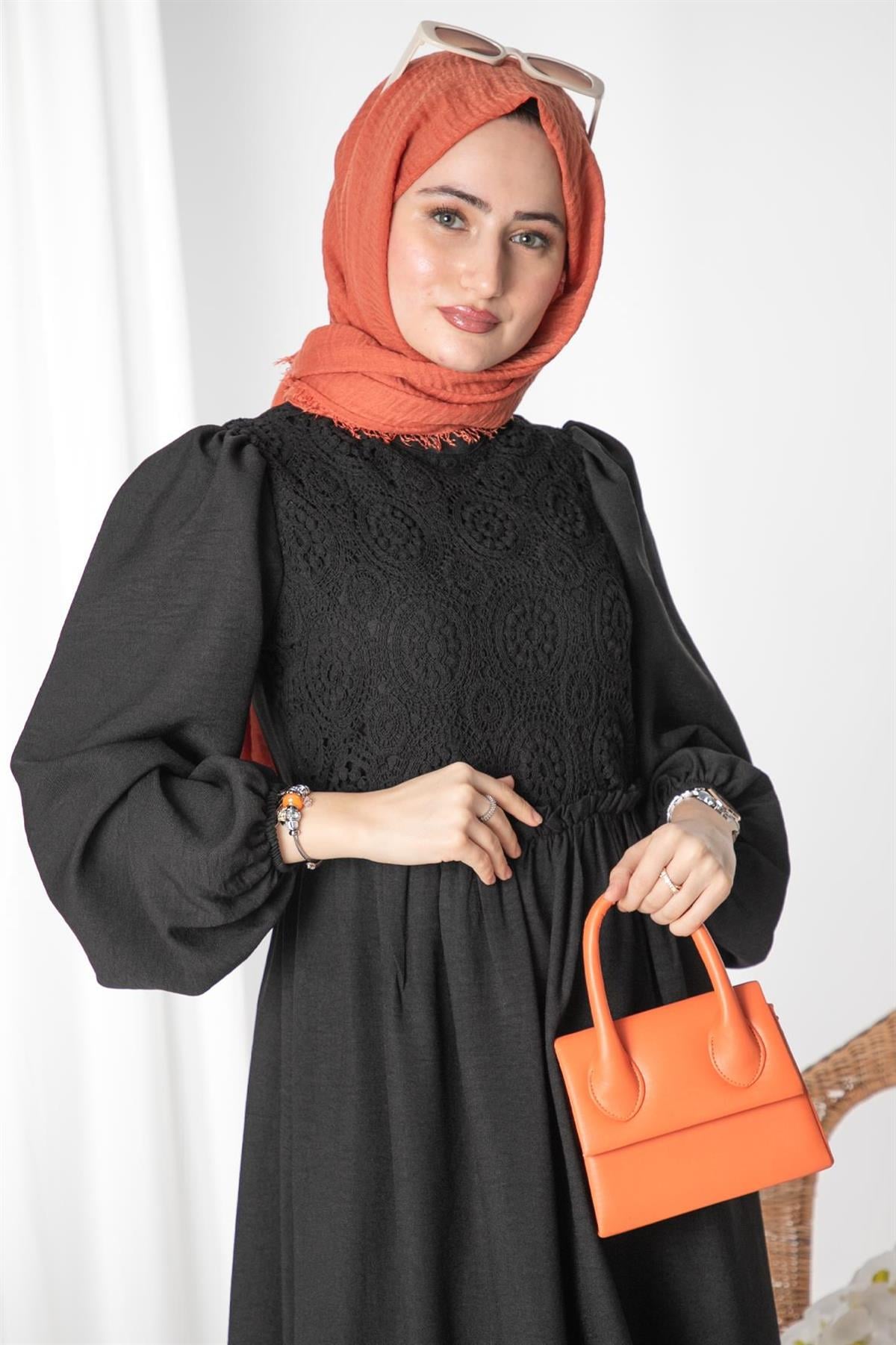 Firuze Elbise - Siyah