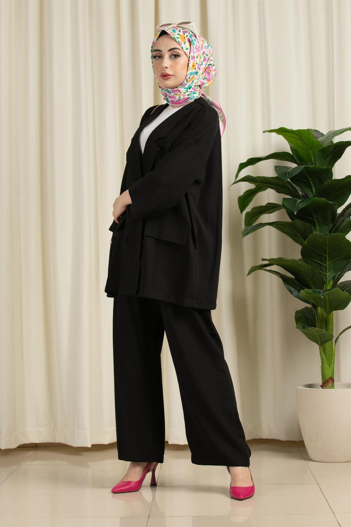 Oversize Takım Siyah