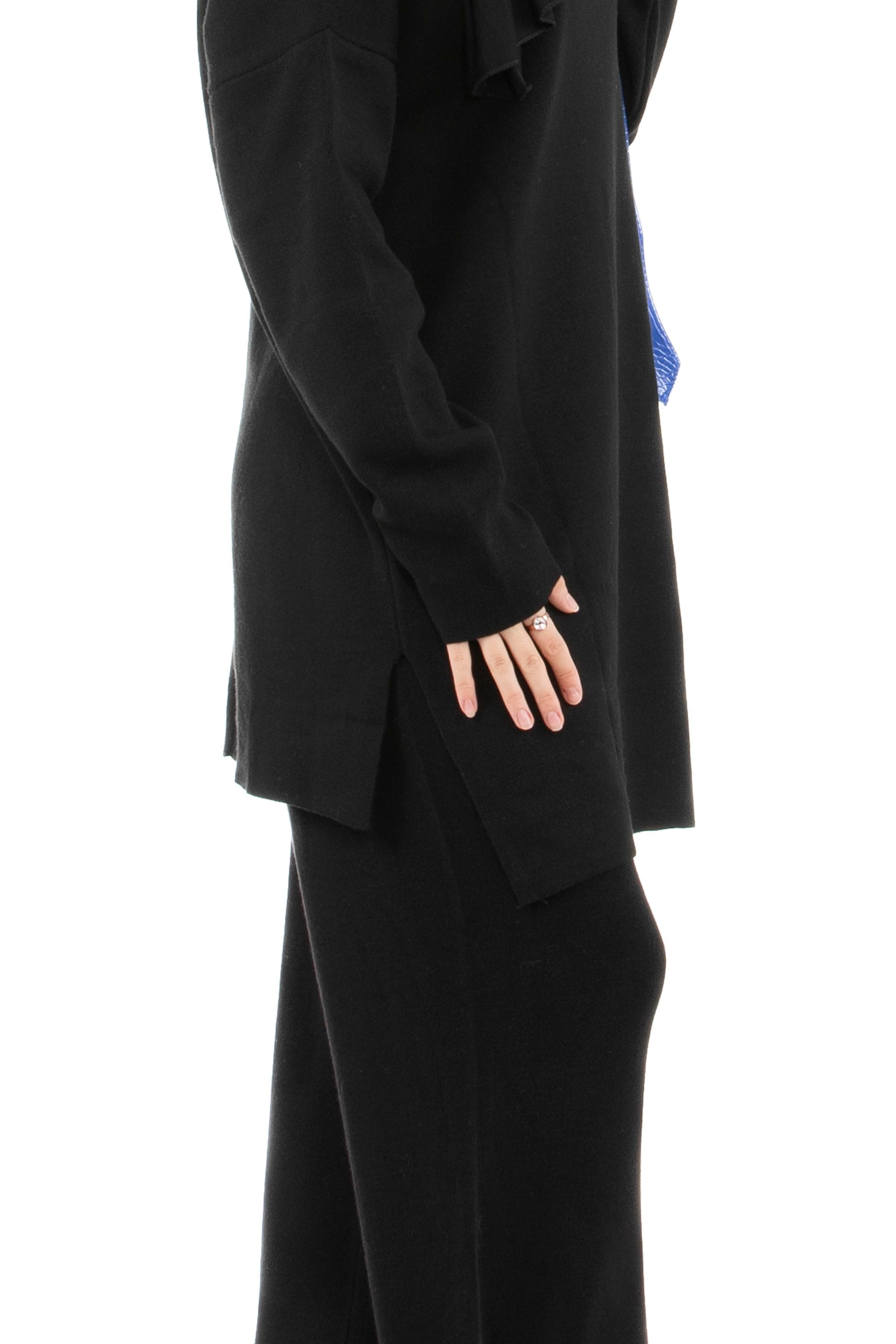 Oversize Triko Takım-Siyah