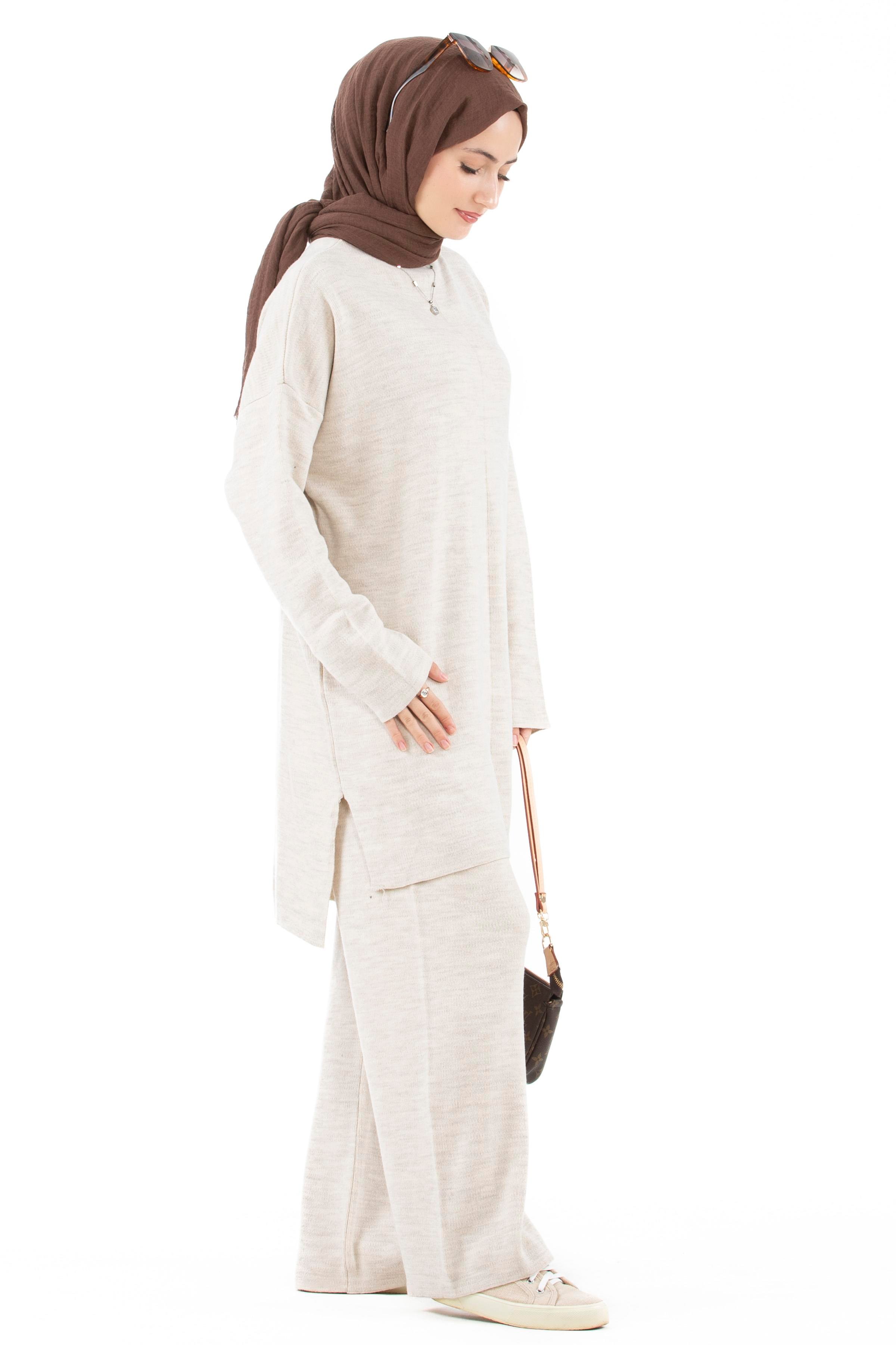 Oversize Triko Takım-Taş