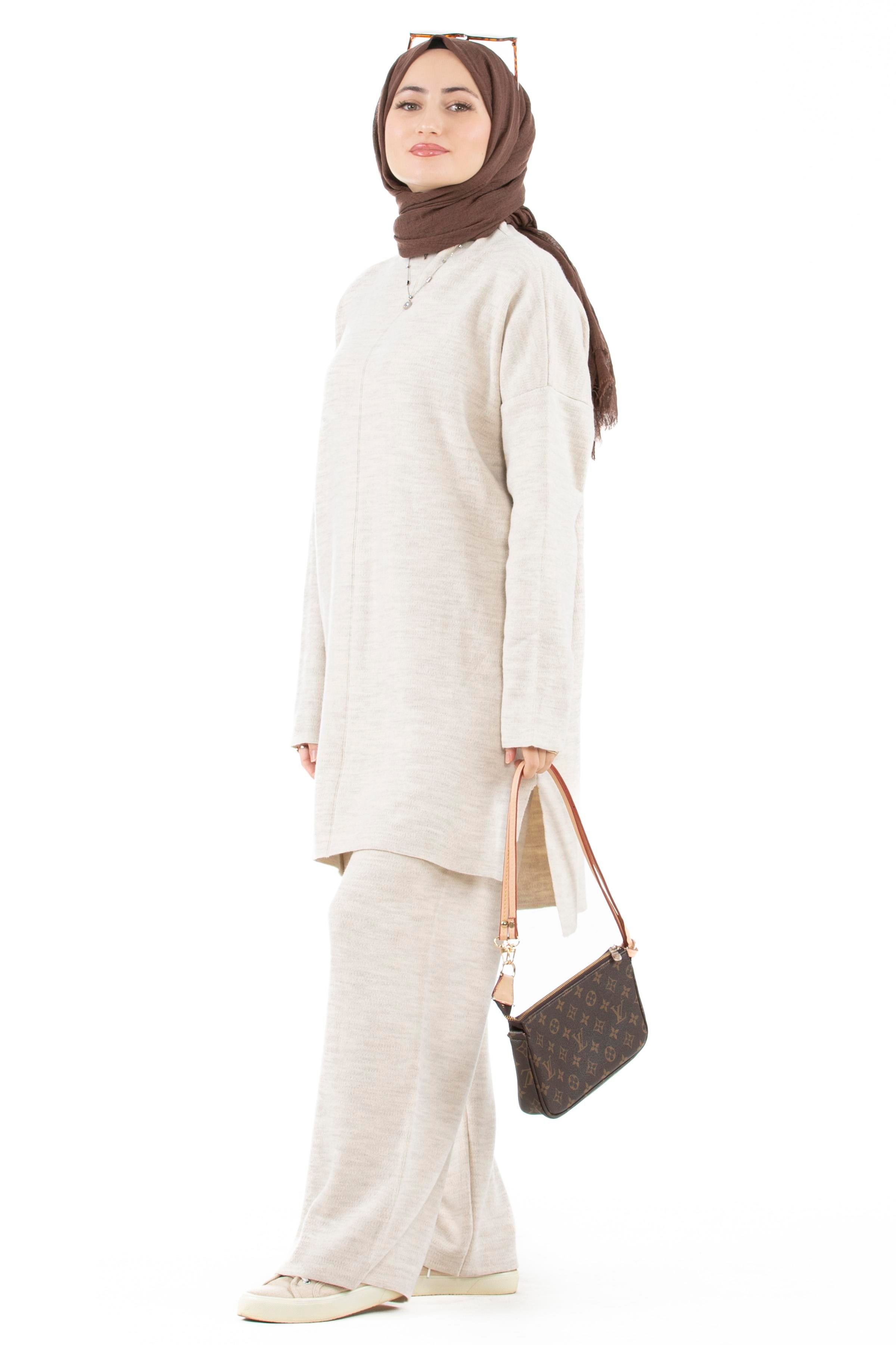 Oversize Triko Takım-Taş