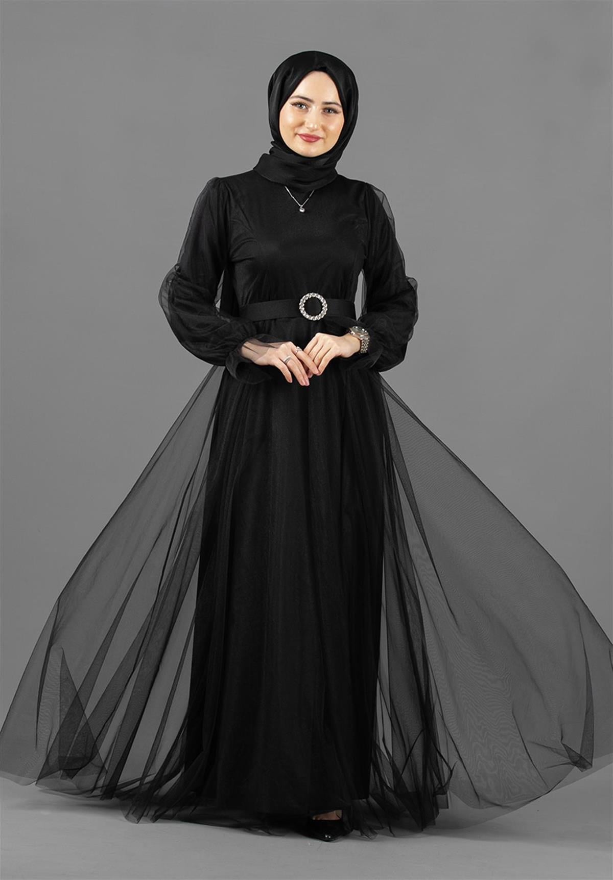 Peri Model Abiye - Siyah
