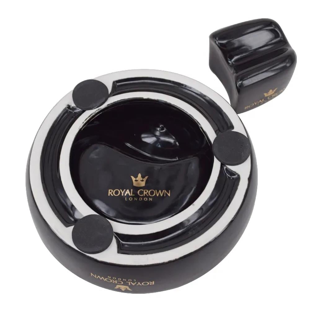 2 Parça Royal Crown Pipo ve Puro Küllüğü Siyah
