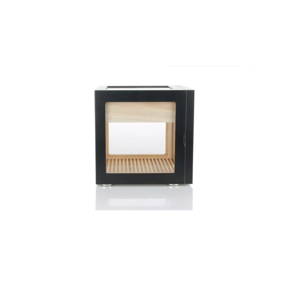 Adorini Cube Deluxe Siyah Humidor 100s