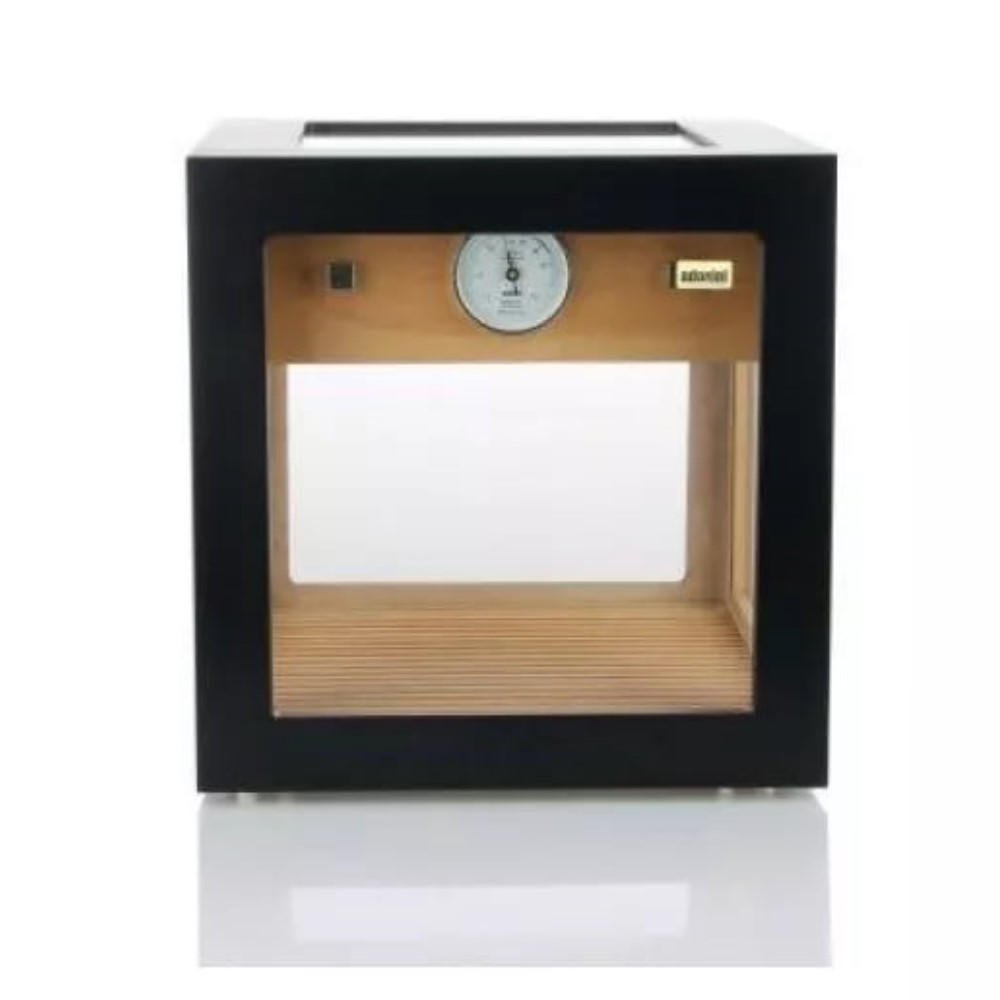 Adorini Cube Deluxe Siyah Humidor 100s