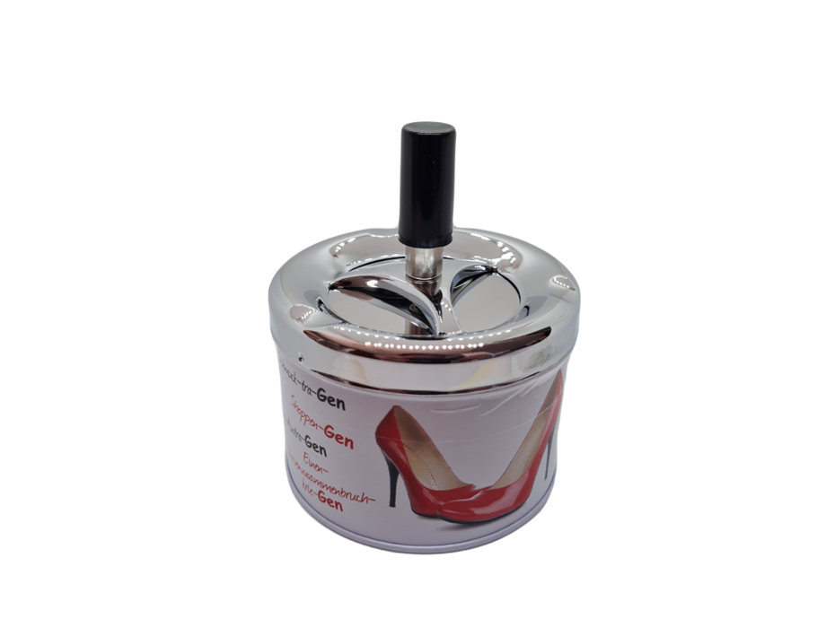 Bas-Çevir Metal Hazneli Küllük Gen 9cm