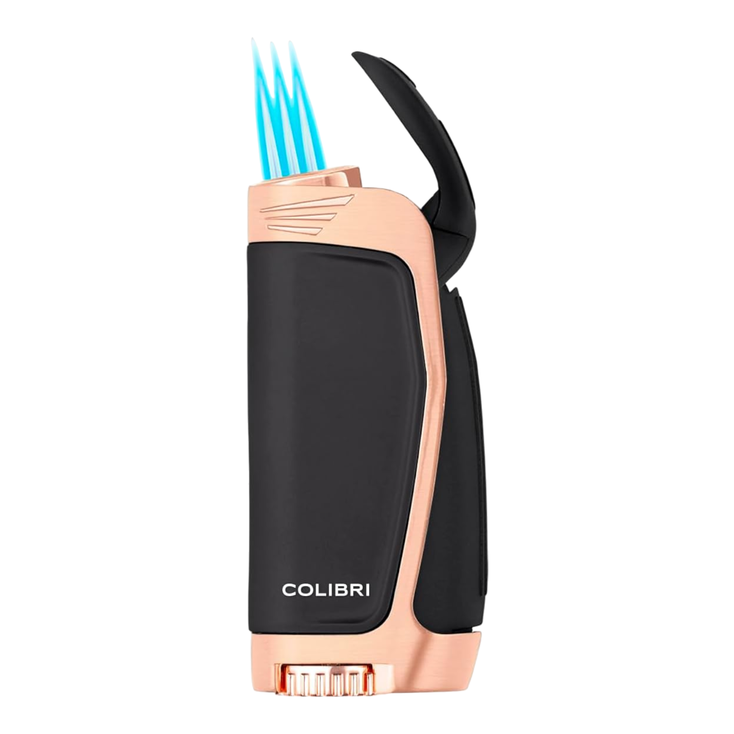 Colibri Enterprise E3 Siyah/Rose Gold Üç Torch Puro Çakmağı