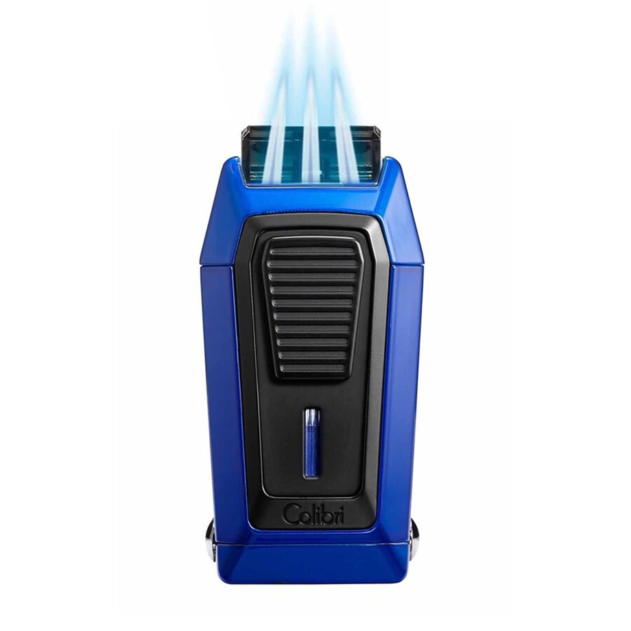 Colibri Gotham 3 Jet Alev Puro Çakmağı V-Cut Mavi LI970C5