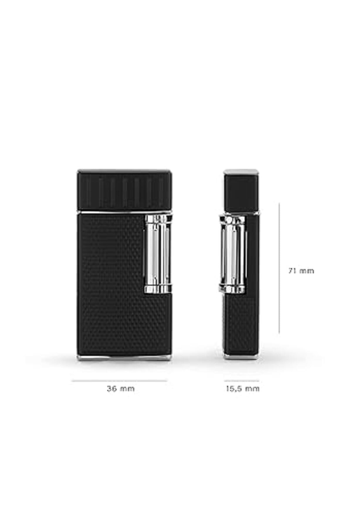 Colibri Julius Silver Çift Alevli Puro Çakmağı