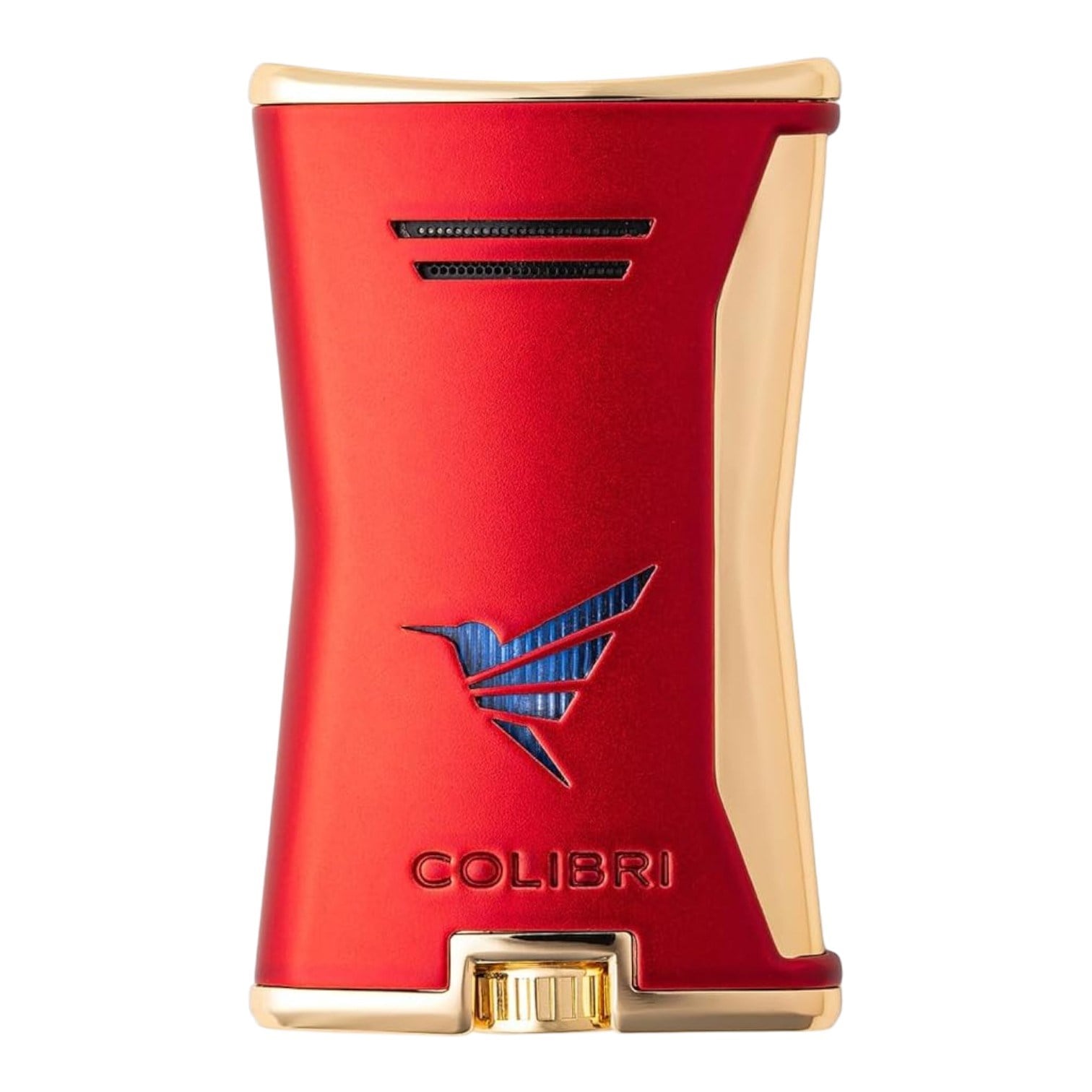 Colibri Slim Kırmızı/Gold Tek Alevli Puro Çakmağı