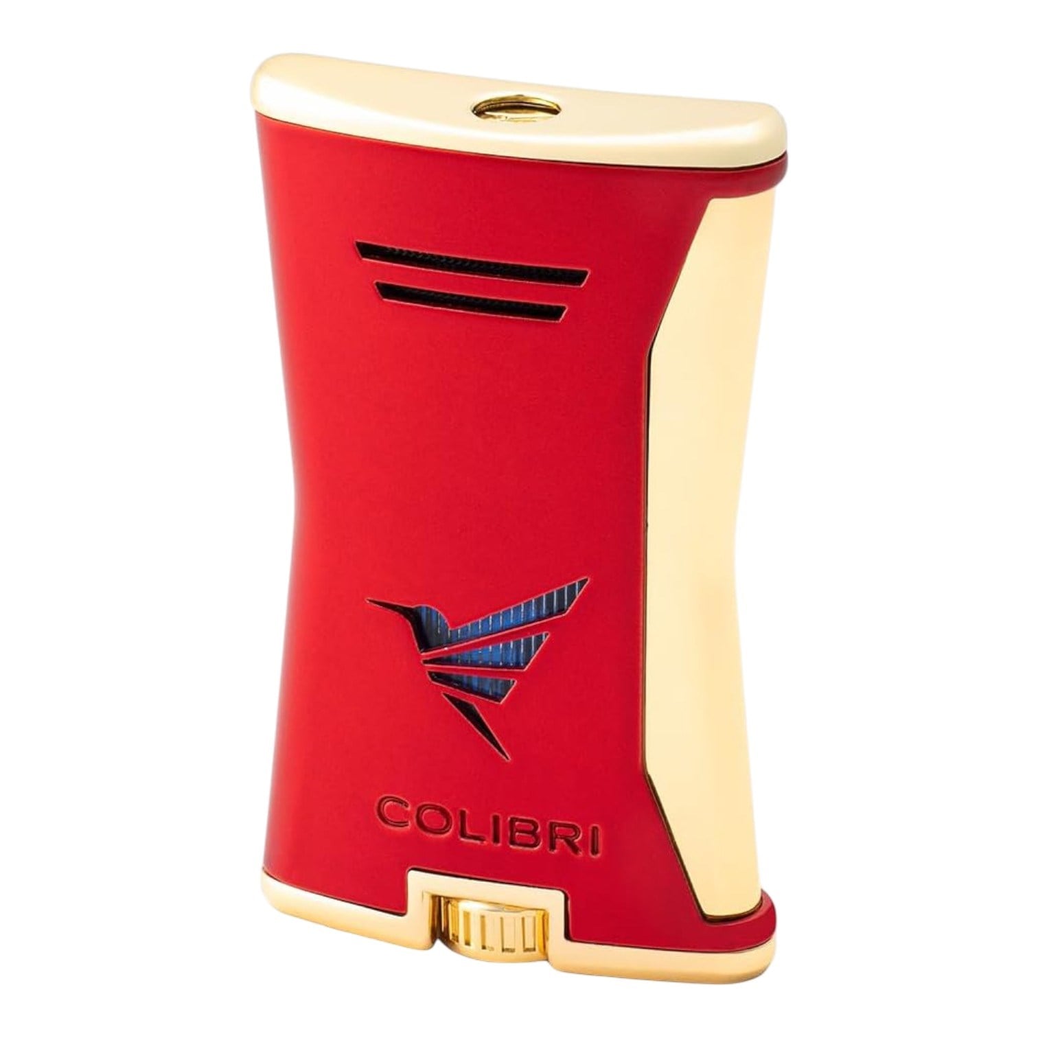Colibri Slim Kırmızı/Gold Tek Alevli Puro Çakmağı