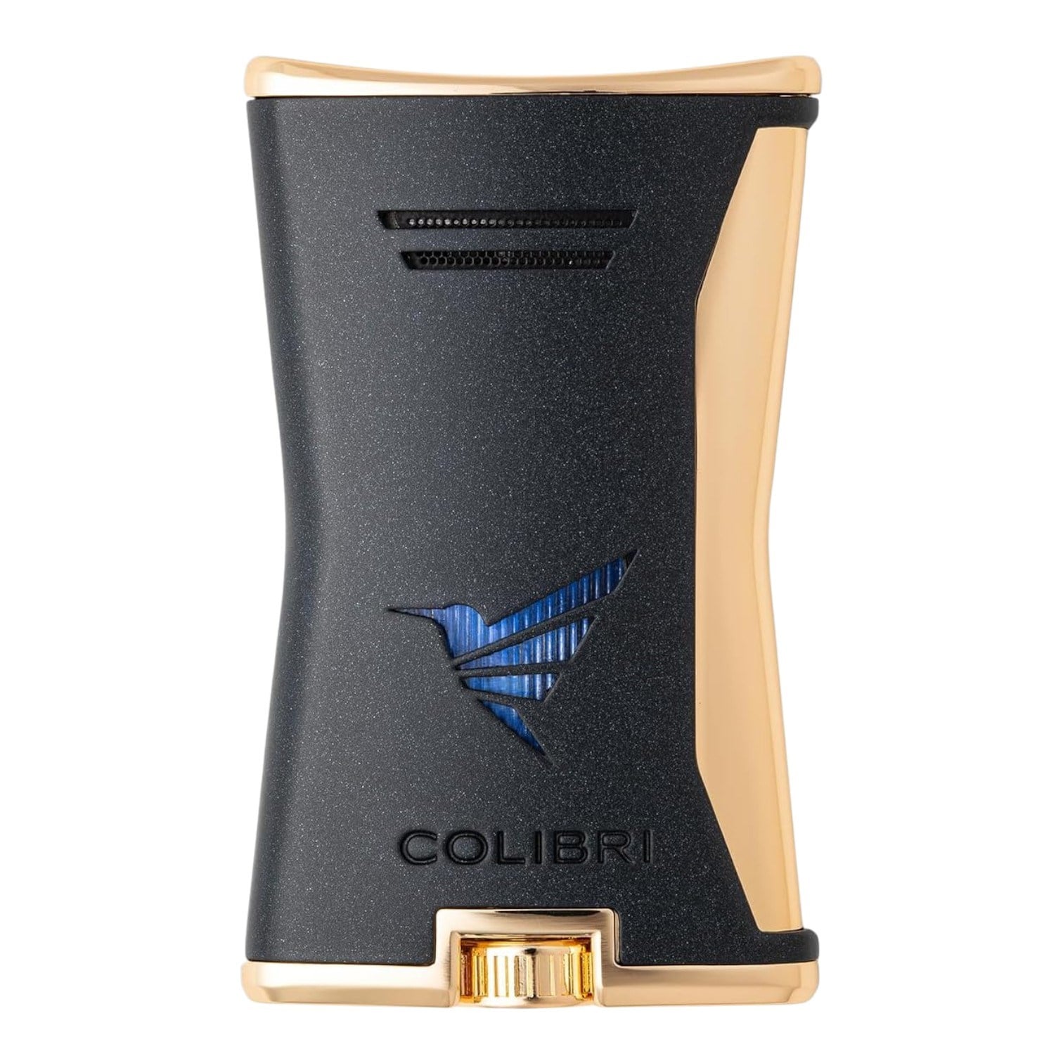 Colibri Slim Siyah/Gold Tek Alevli Puro Çakmağı