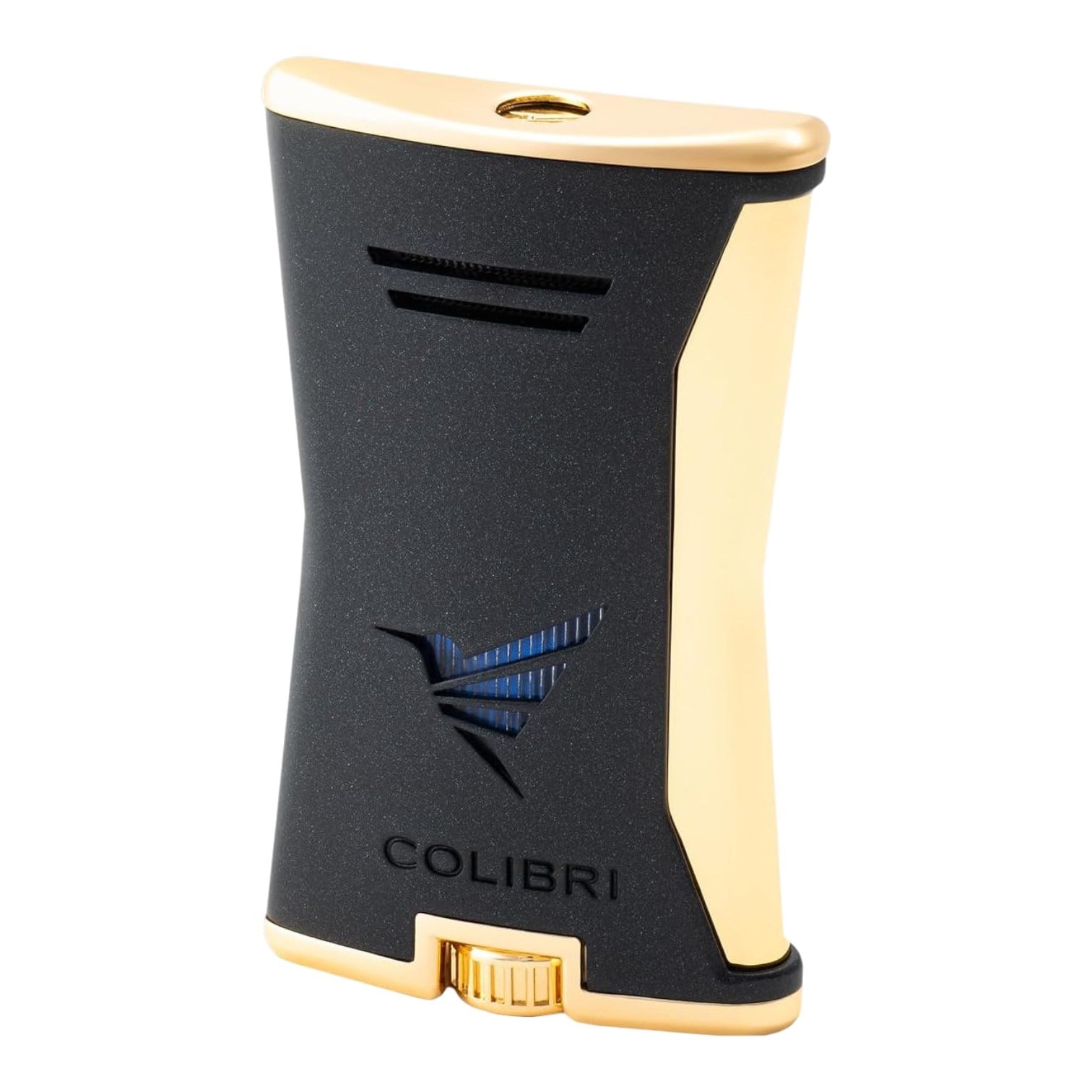 Colibri Slim Siyah/Gold Tek Alevli Puro Çakmağı