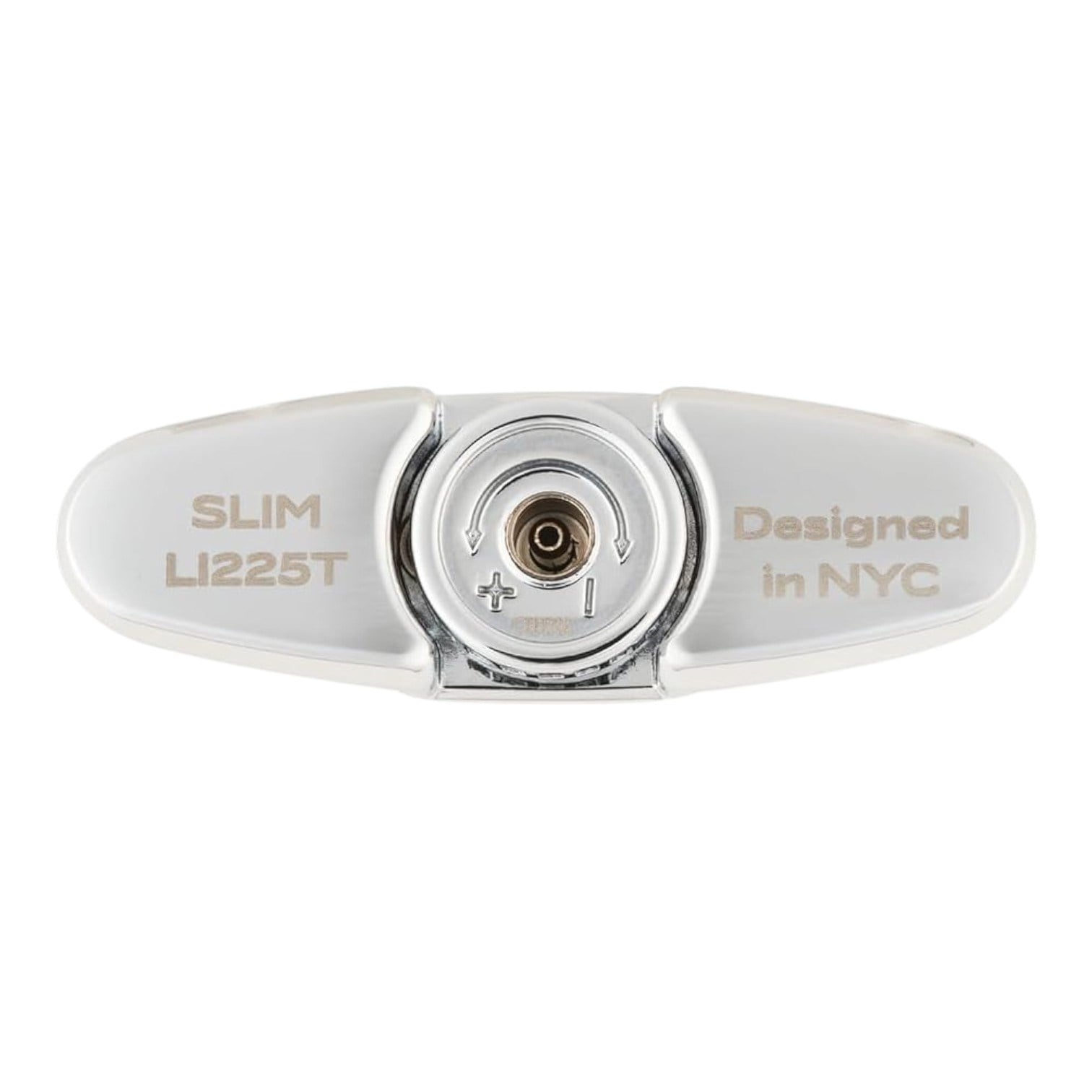 Colibri Slim Siyah/Krom Tek Alevli Puro Çakmağı