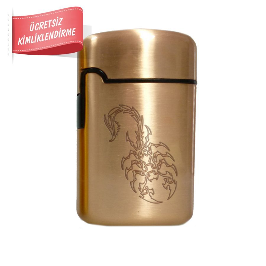 Easy Torch Tek Alev Metal Puro Çakmağı Rose 0202081
