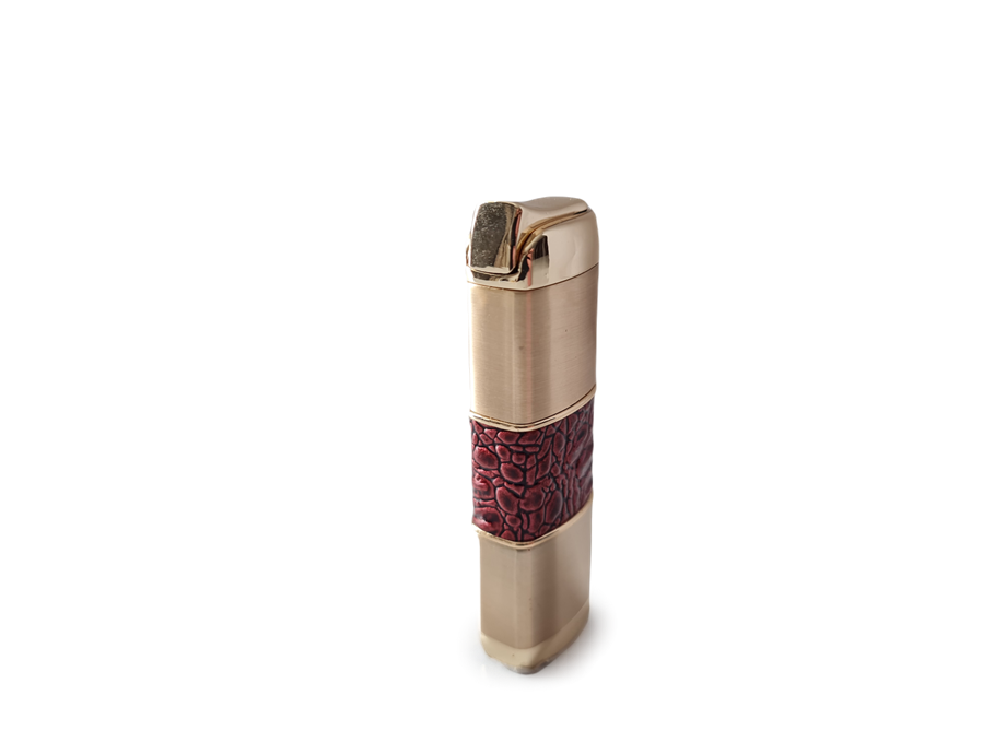 Honest Tek Torch Rezistanslı Taşlı Tasarım Çakmak Gold(Outlet)
