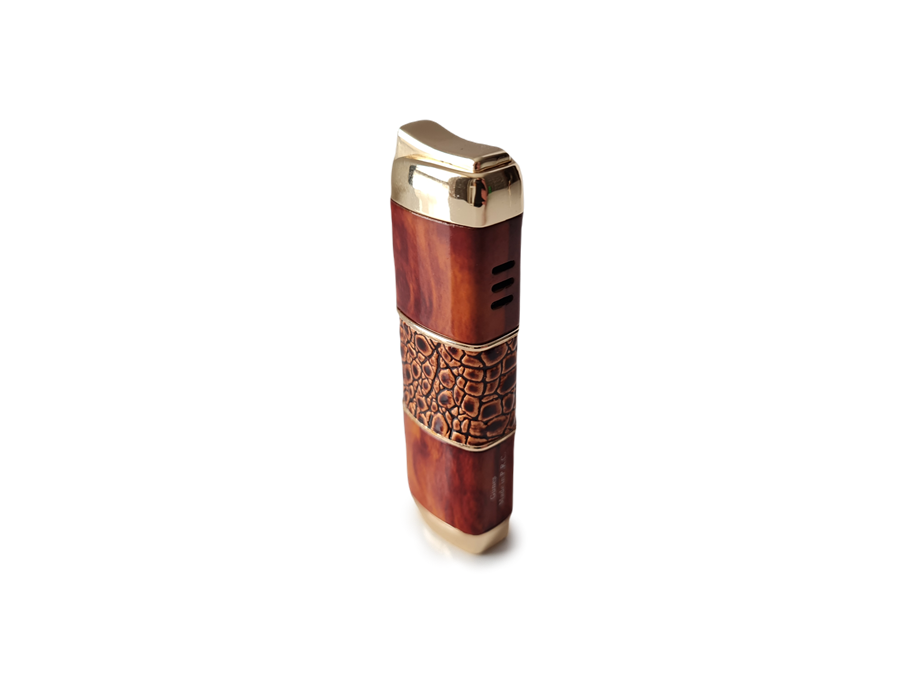 Honest Tek Torch Rezistanslı Taşlı Tasarım Çakmak Kahve(Outlet)