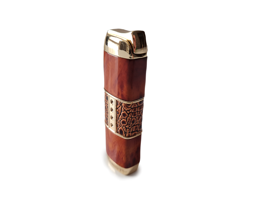 Honest Tek Torch Rezistanslı Taşlı Tasarım Çakmak Kahve(Outlet)