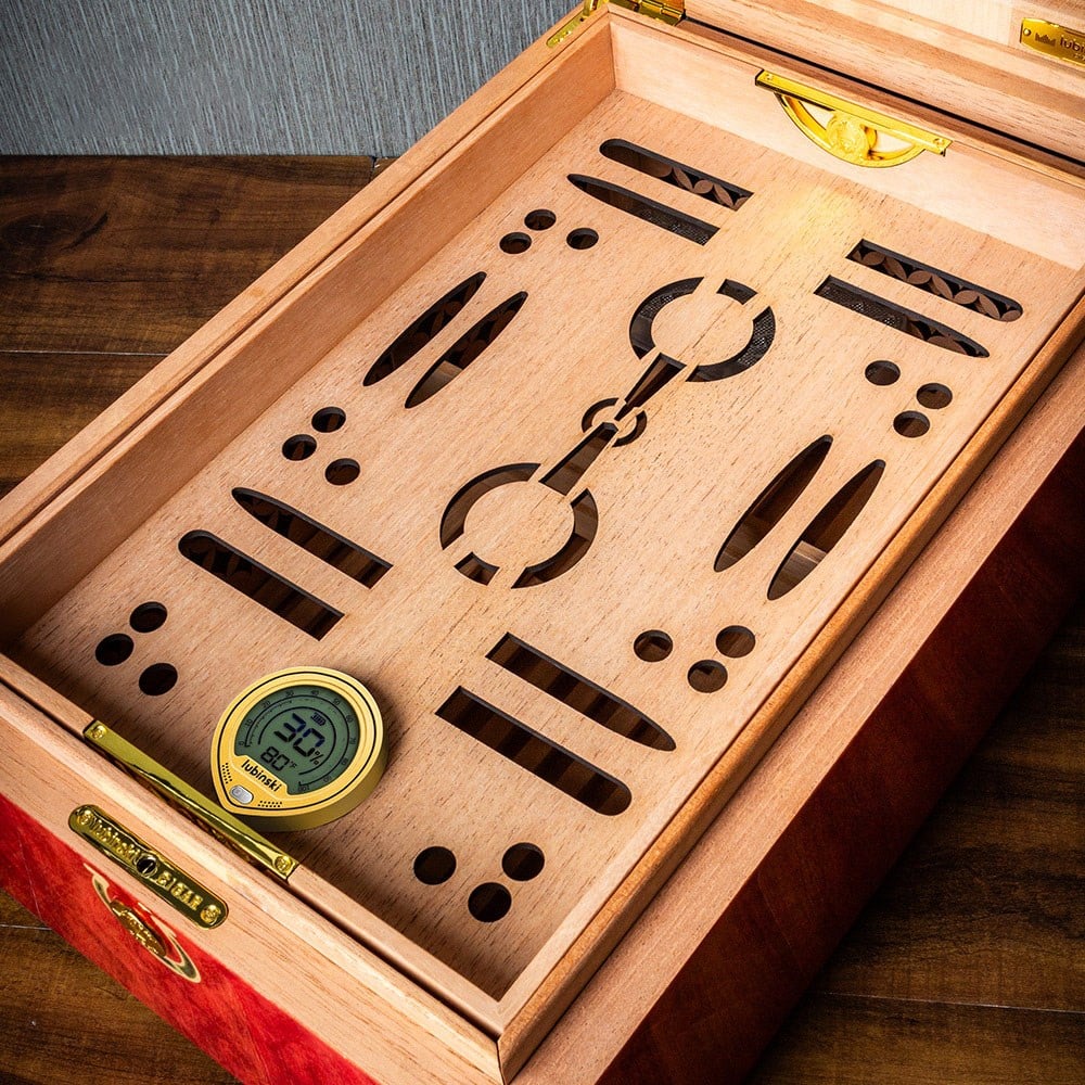 Lubinski Limited Edt.Year Of Horse Puro Kutusu Humidor 120's Kahve