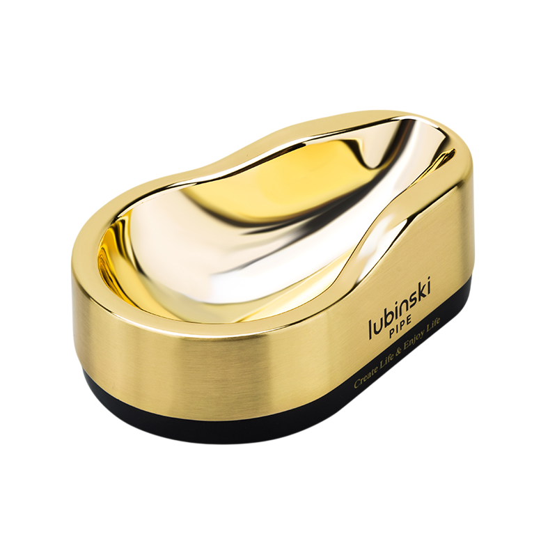 Lubinski Metal Pipo Standı/Sehpası Gold