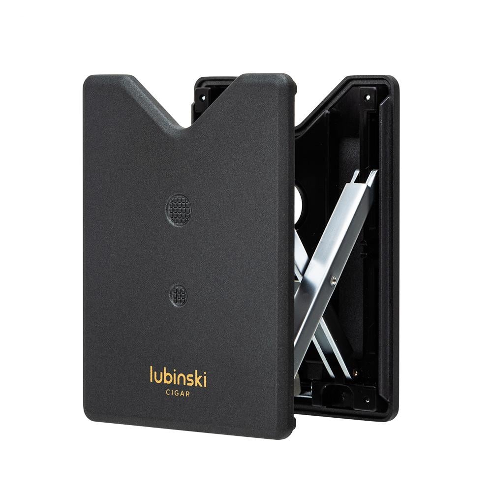 Lubinski New Design Katlanır Slim Delicili Puro Sehpası Siyah