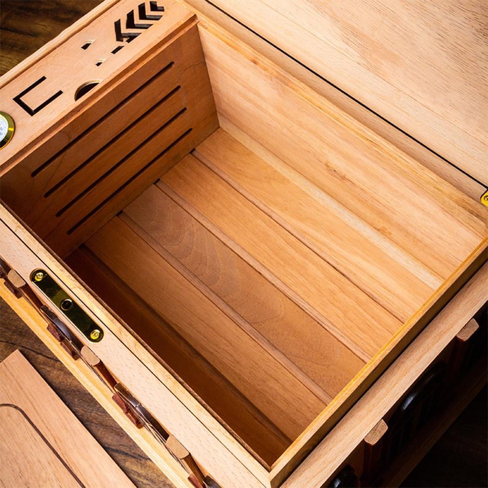 Lubinski Special Edt. Motif İşleme Humidor Puro Kutusu 80s