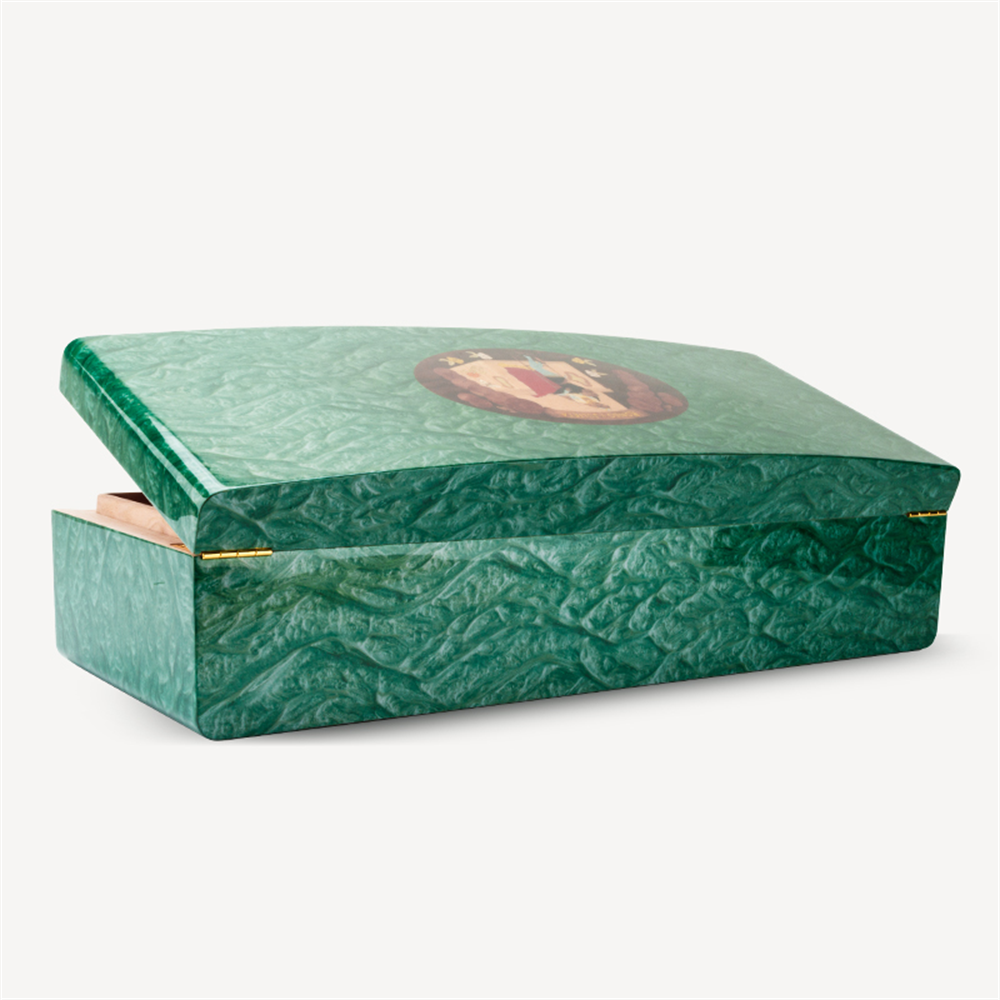 Lubinski Special Edt. Cigar-Cuba Puro Kutusu Humidor Yeşil 300s