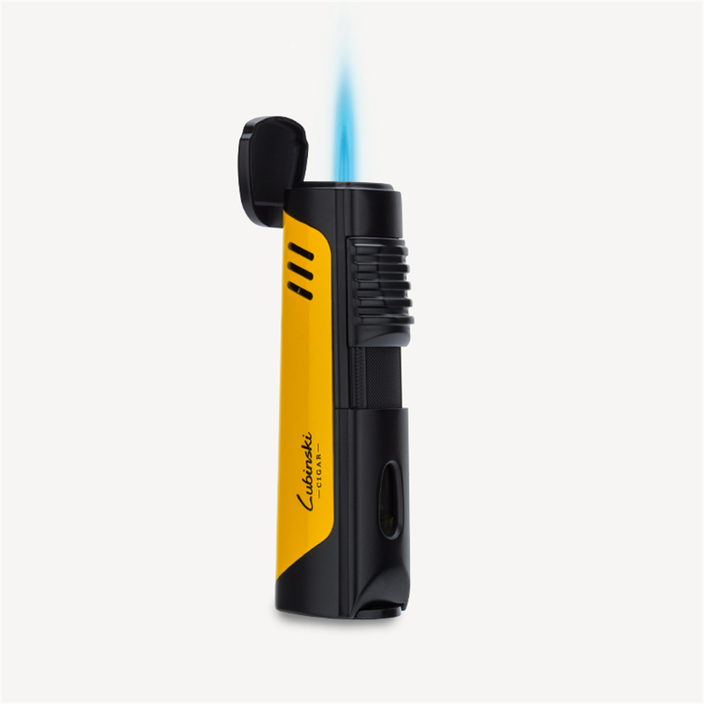 Lubinski Tek Torch Delicili Puro Çakmağı Sarı-Siyah