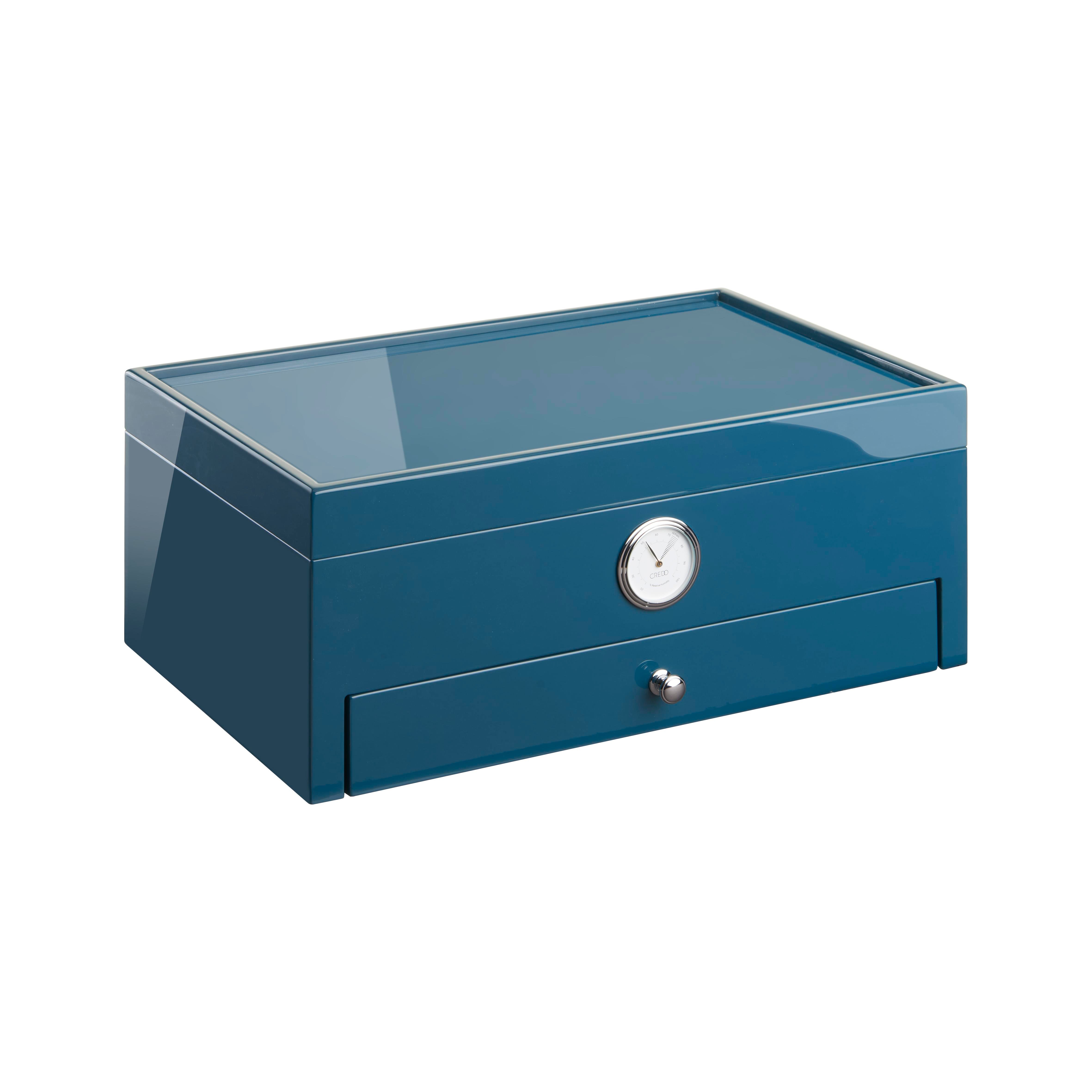 Morici Collection Italy Handmade Humidor Puro Kutusu - Roma Collection- Special Club Edition- Sugar Paper- 100's