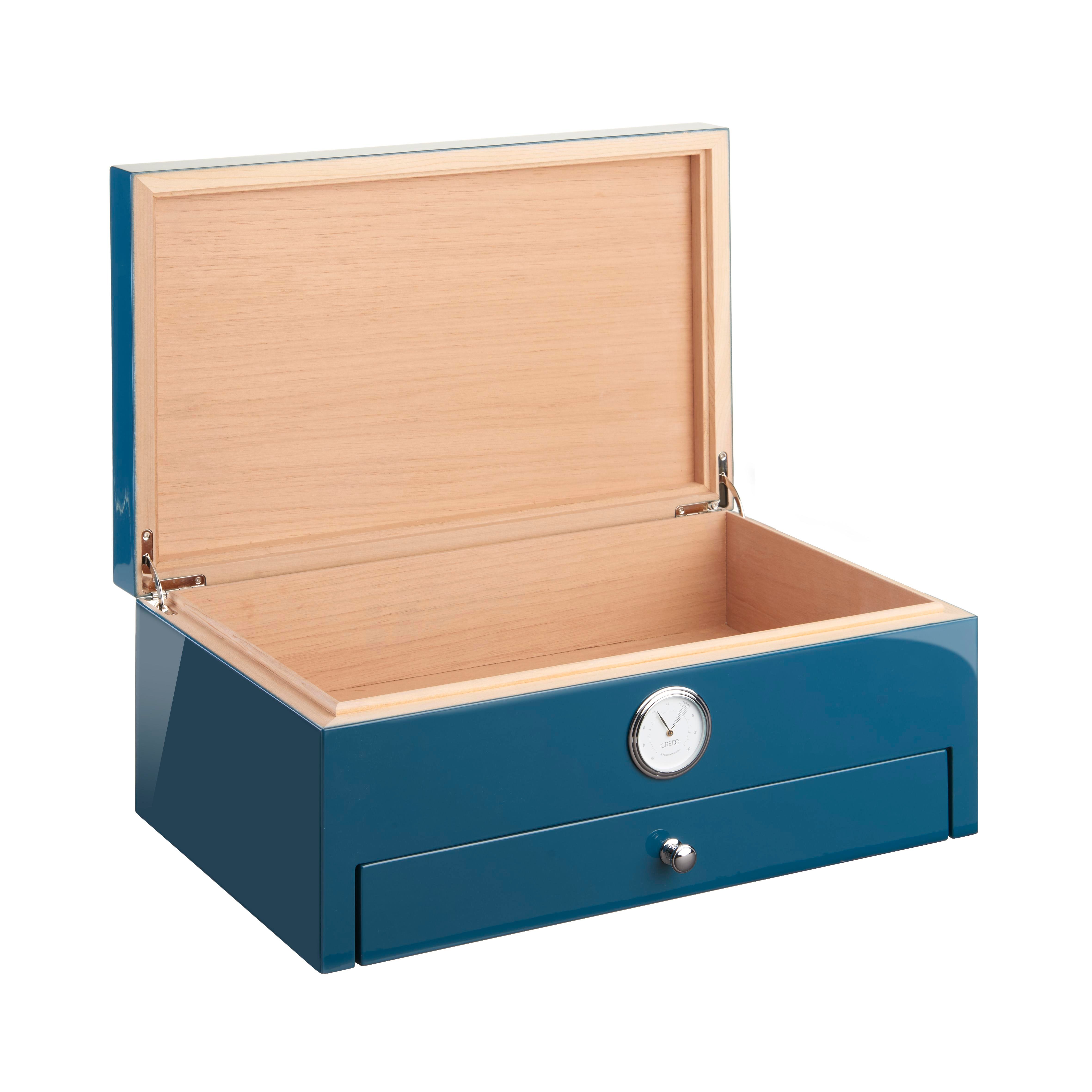 Morici Collection Italy Handmade Humidor Puro Kutusu - Roma Collection- Special Club Edition- Sugar Paper- 100's