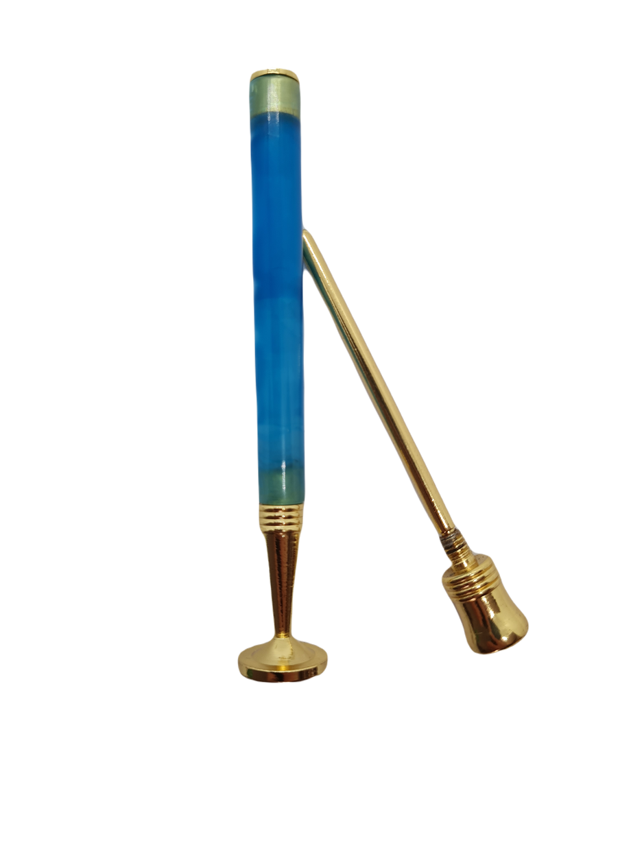 Pipo Tamper Slim (Sıkıştırıcı ve Temizleyici) Mavi/Gold