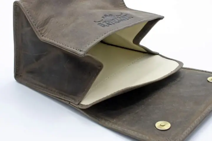Rattray's Peat Tobacco Pouch 2 Kahve Deri Pipo Tütün Kesesi 131580