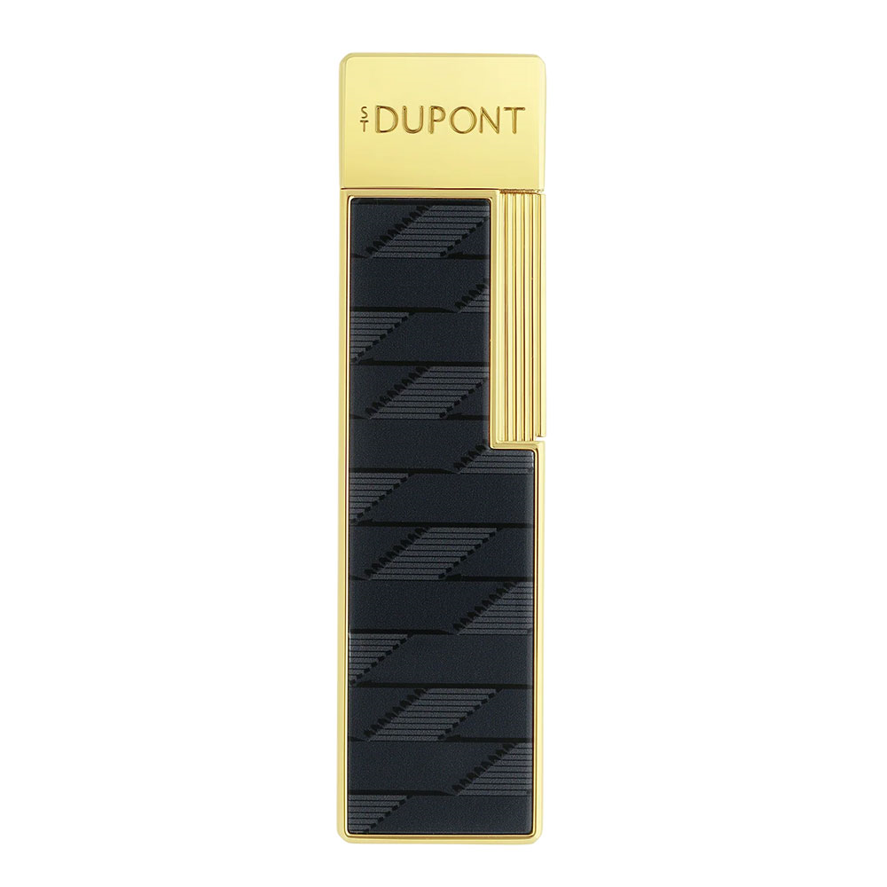 S.T. Dupont Monogram 1872 Twiggy Black Çakmak 30079