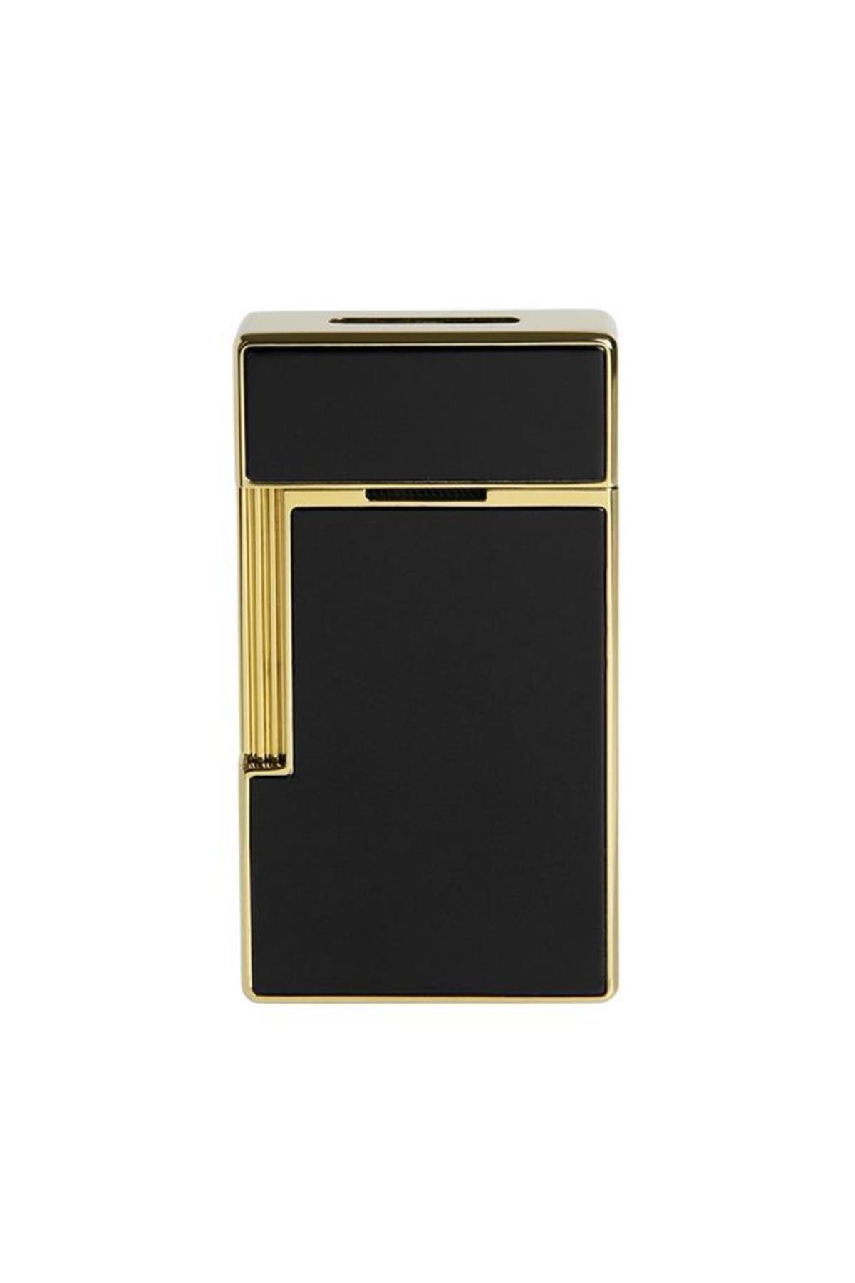 S.T. Dupont BQ Big D Golden Shiny Black Lacquer Çakmak 25002