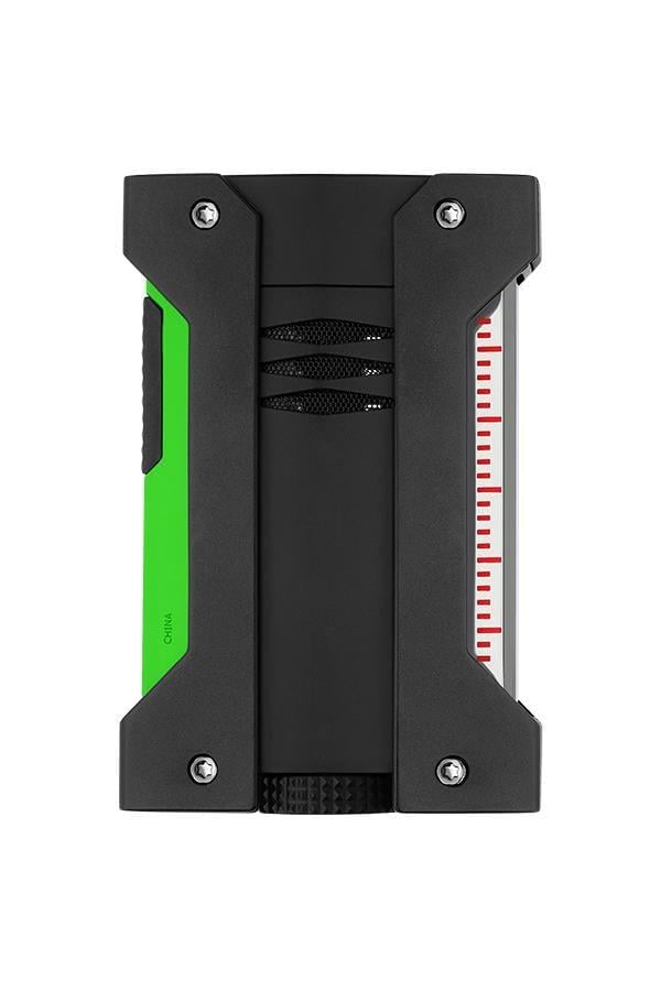 S.T. Dupont Defi Extreme Neon Yeşil-Siyah Tek Torch Puro Çakmağı 21417