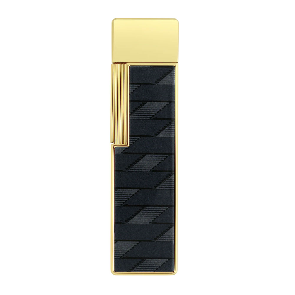S.T. Dupont Monogram 1872 Twiggy Black Çakmak 30079