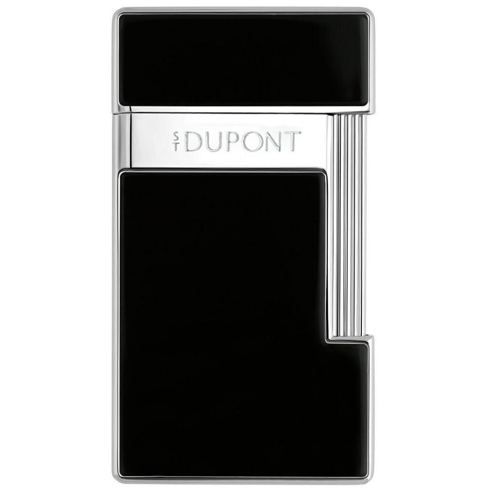 S.T. Dupont Lacquered Slimmy Black Çakmak 28221